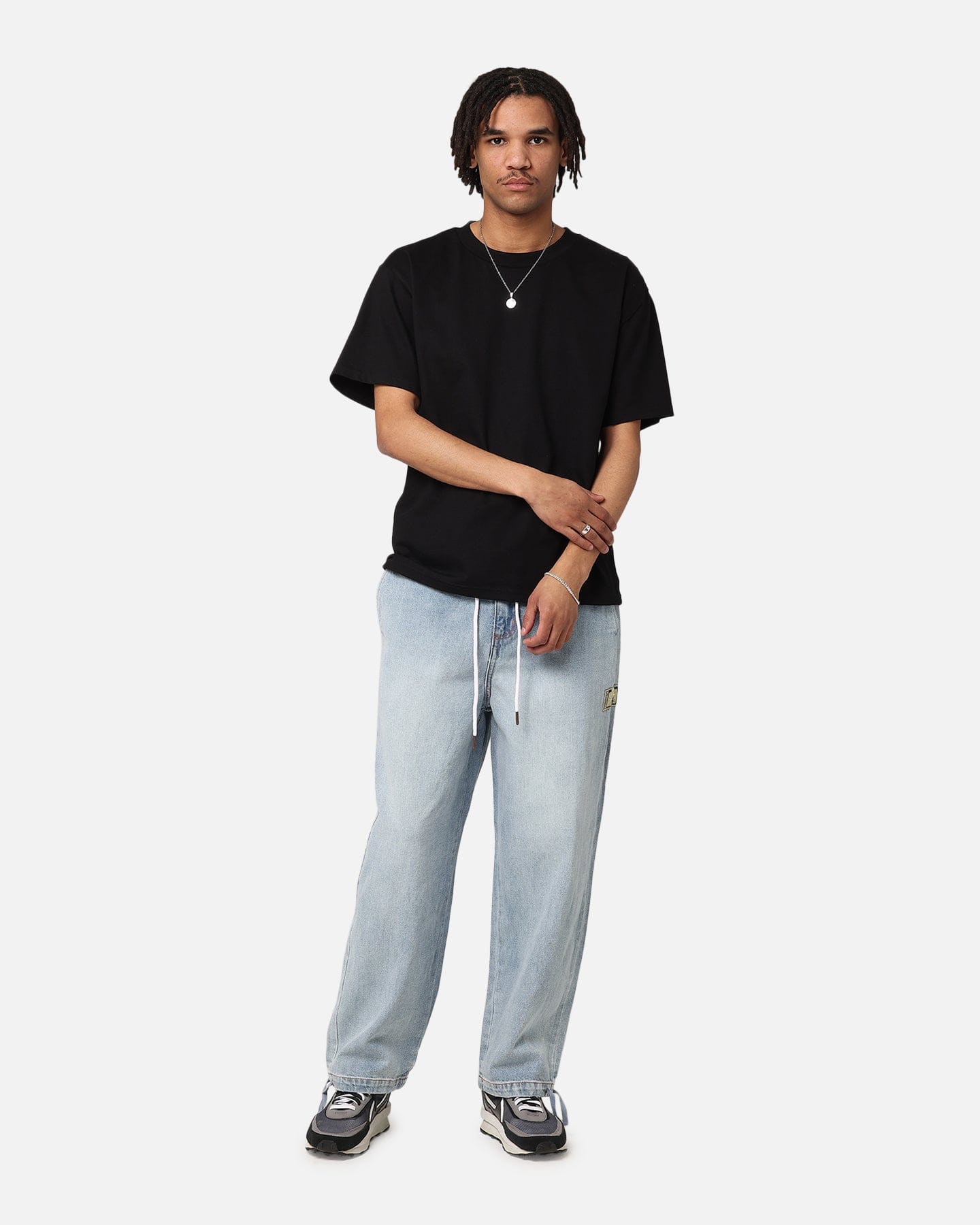 CARRE X - Large Denim XXL Jogger Pant Vintage Blue