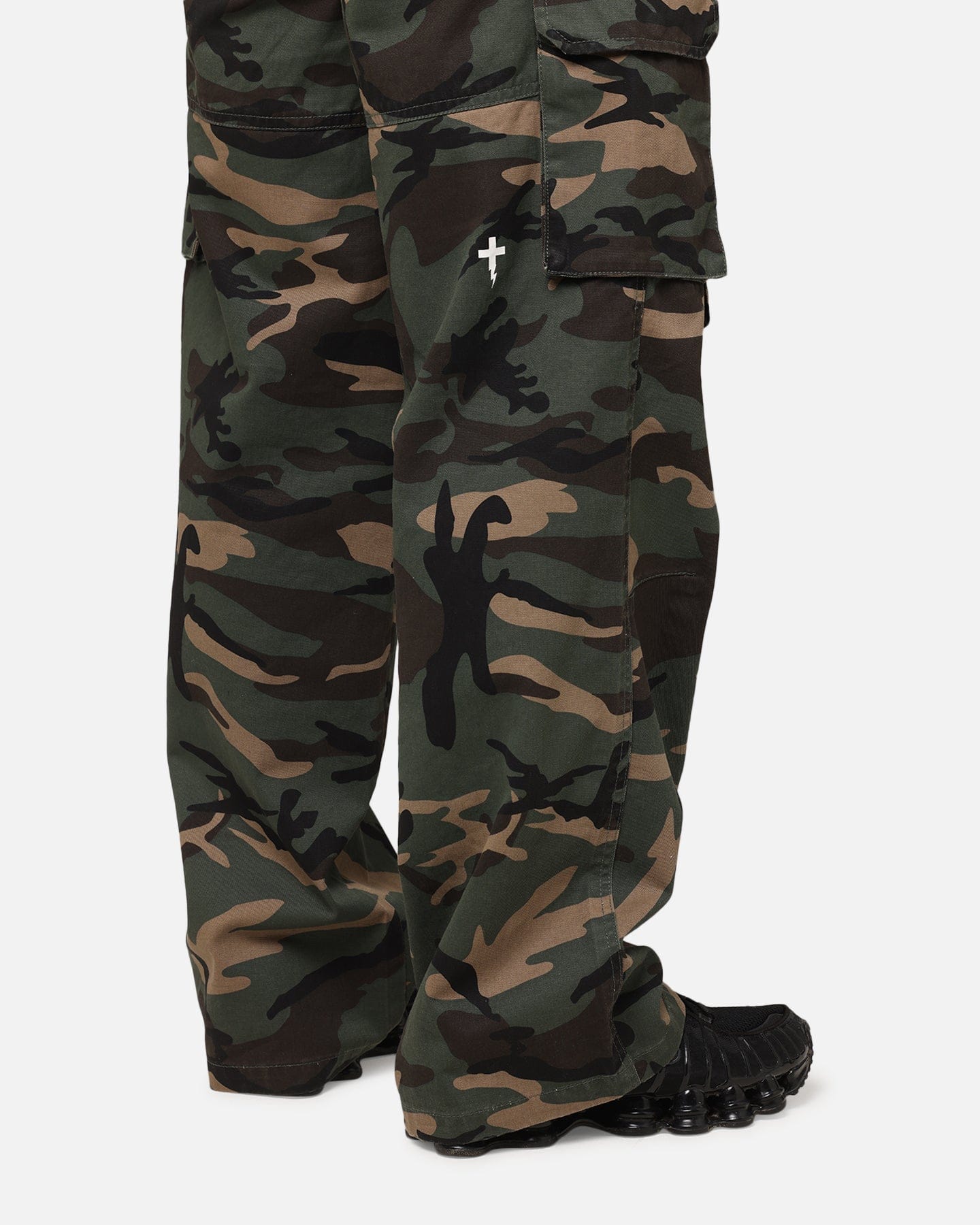 The Anti Order Artillery Baggy Cargo Pants Woodland Camo