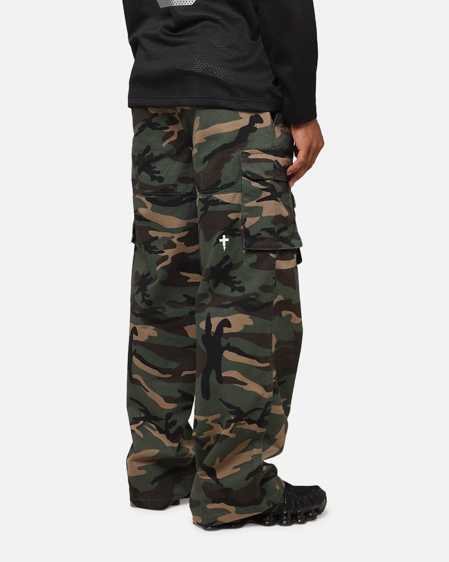 The Anti Order Artillery Baggy Cargo Pants Woodland Camo