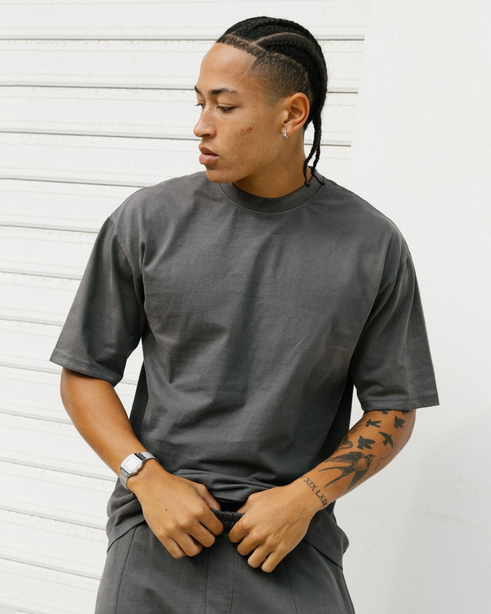 American Thrift Short Sleeve T - Shirt Washed Charcoal