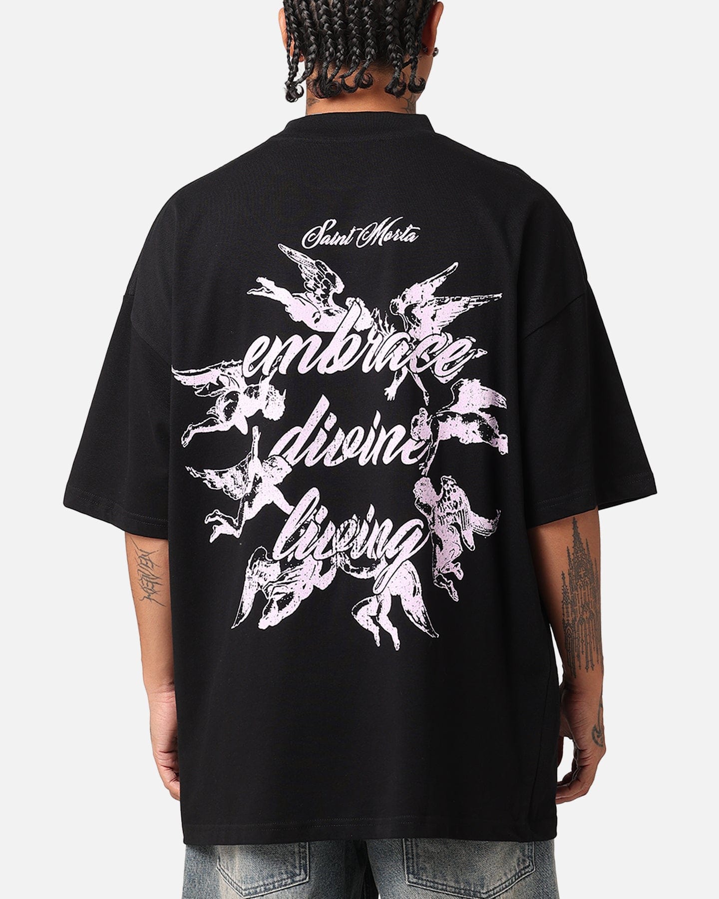 Saint Morta Divine Living T - Shirt Black