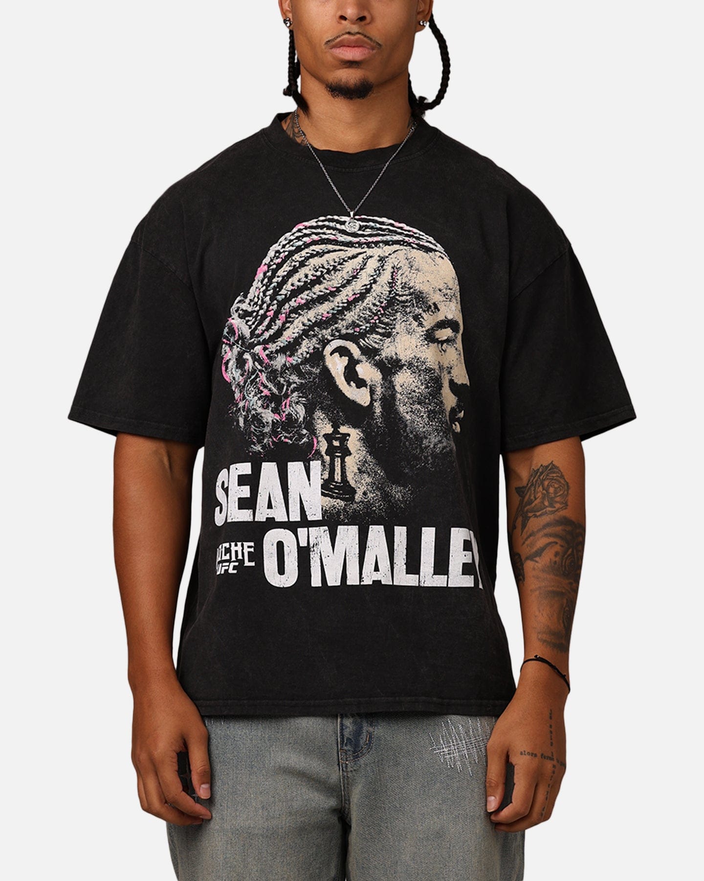 Noche UFC By Culture Kings Suga Sean O'Malley Noche T - Shirt Black Acidwash
