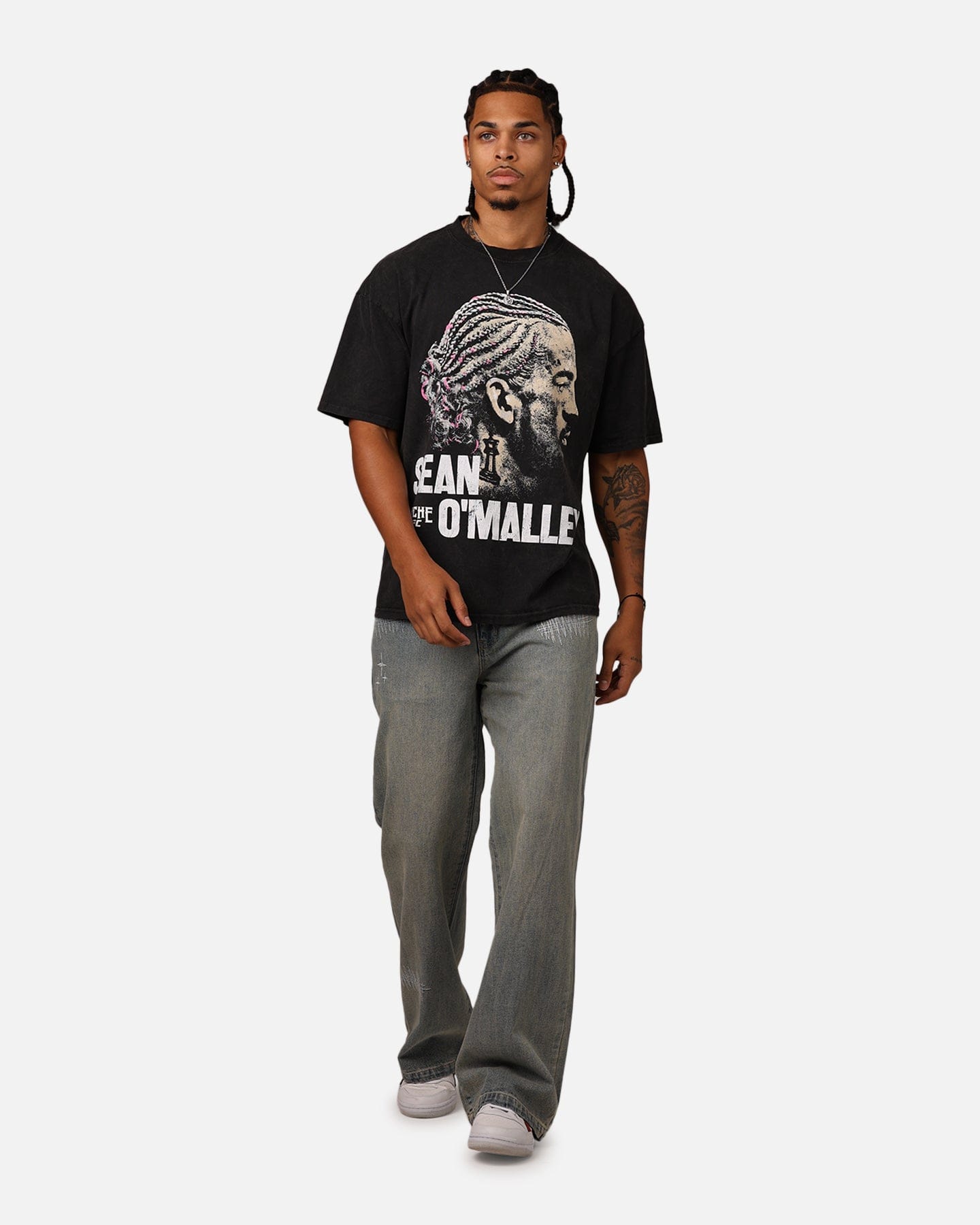 Noche UFC By Culture Kings Suga Sean O'Malley Noche T - Shirt Black Acidwash