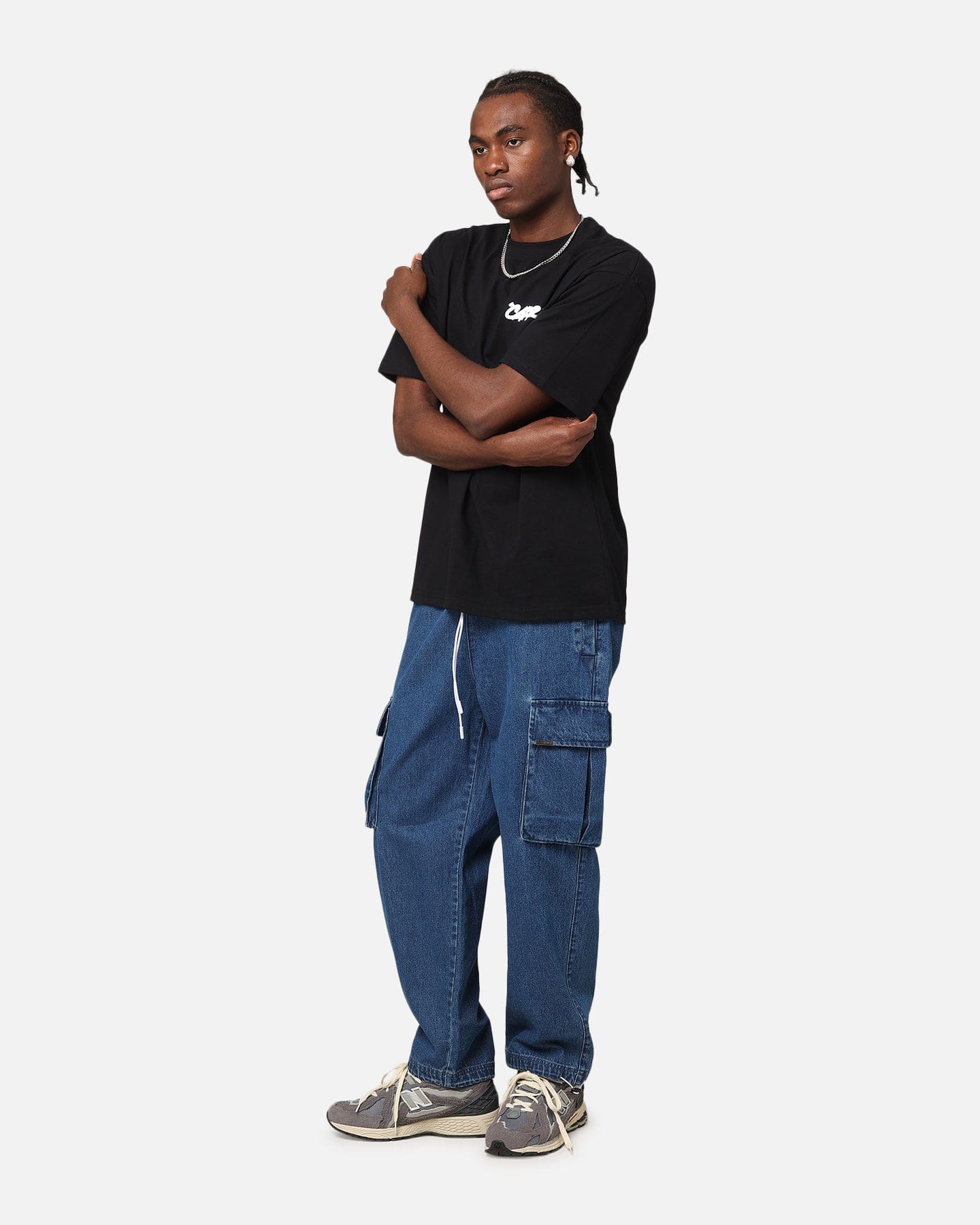 Carre Smashed Drop T - Shirt Black