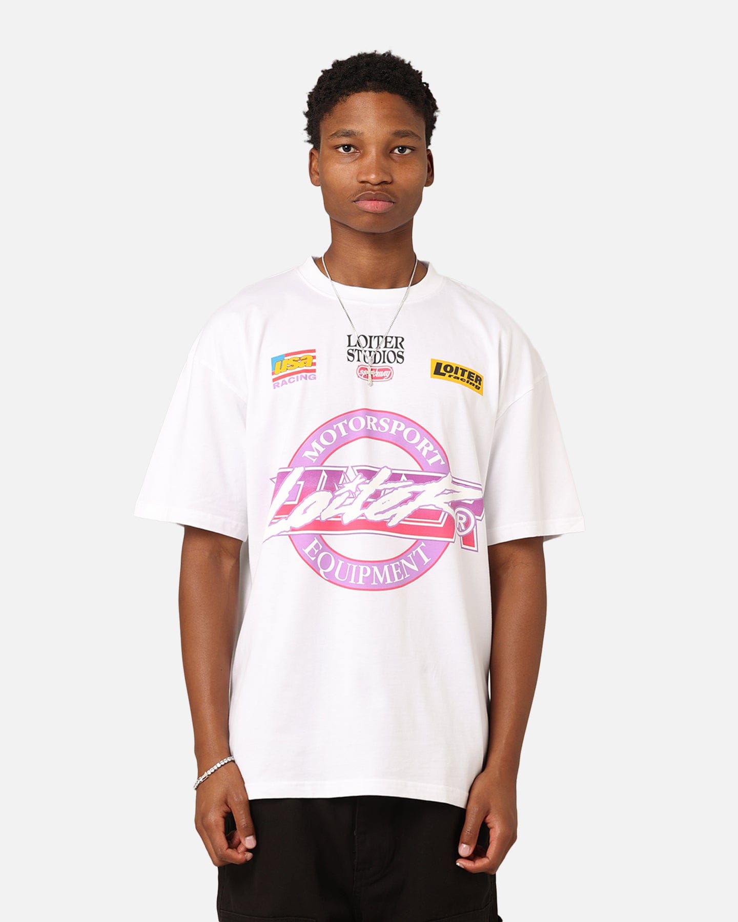Loiter Motorsport T - Shirt White