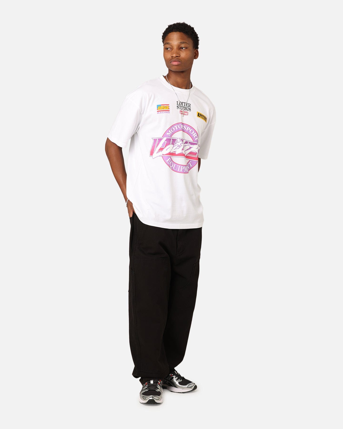 Loiter Motorsport T - Shirt White