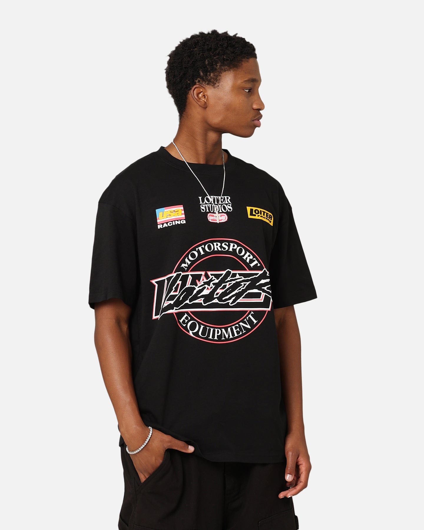 Loiter Motorsport T - Shirt Black