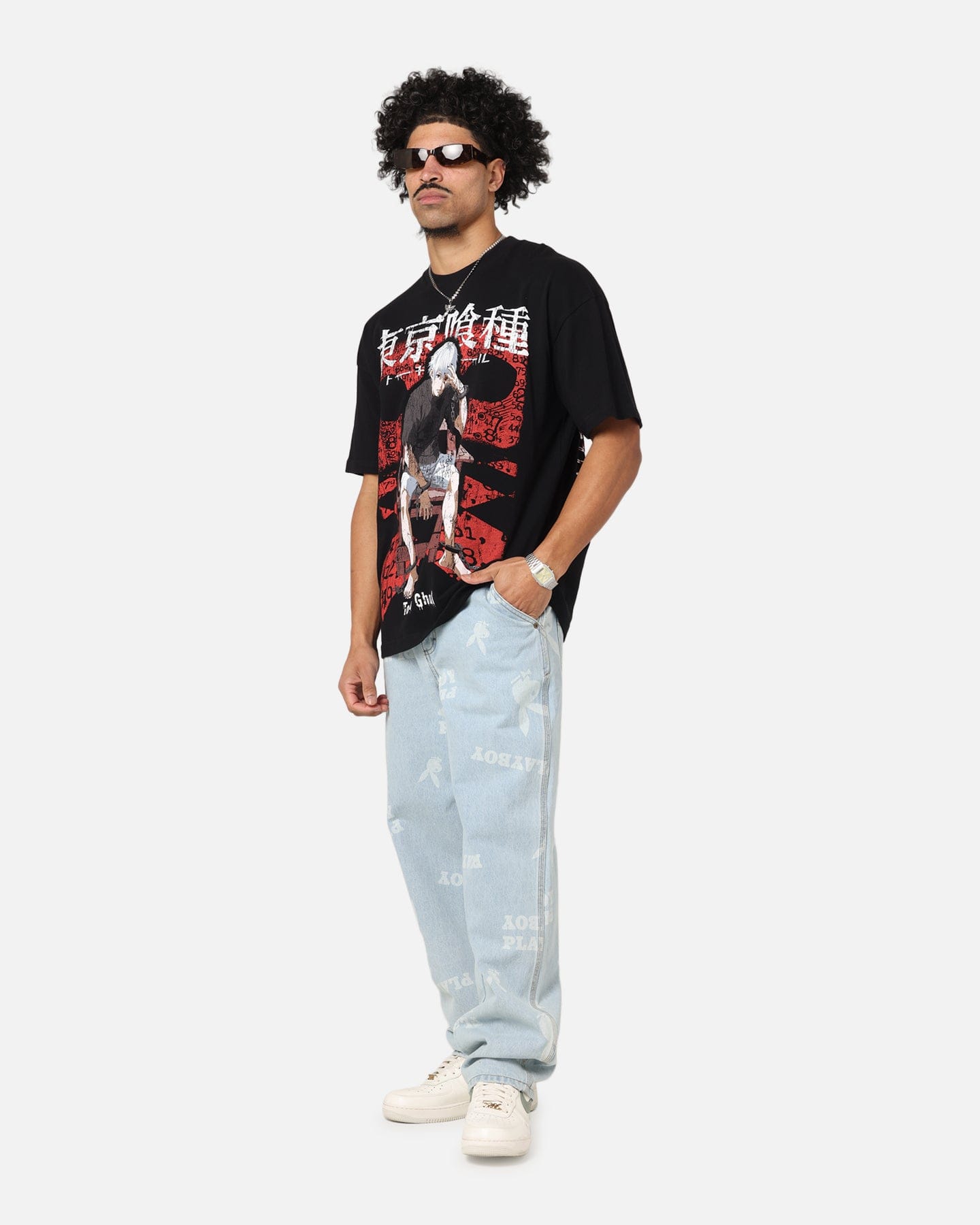 73studio x Tokyo Ghoul 1000 Minus 7 Vintage T - Shirt Black