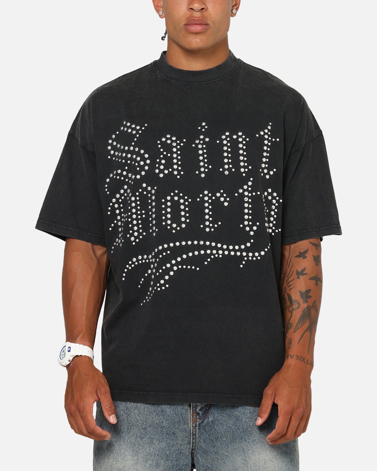 Saint Morta Sanctified T - Shirt Vintage Black