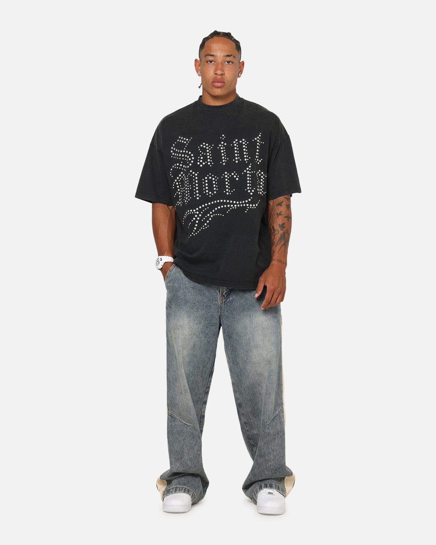 Saint Morta Sanctified T - Shirt Vintage Black