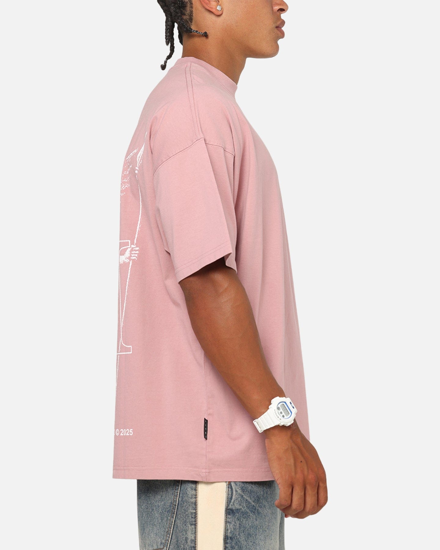 Saint Morta Archangel T - Shirt Dusty Pink