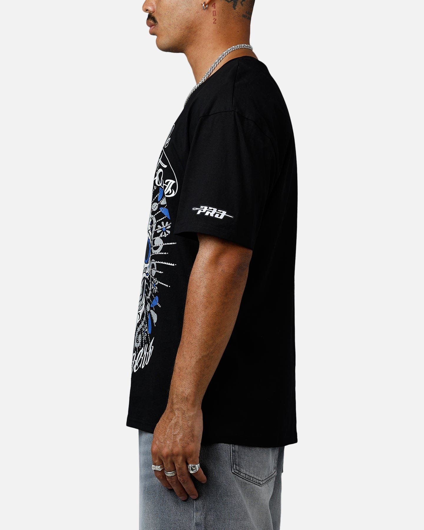 PRO Standard Los Angeles Dodgers Eternal Skull T - Shirt Black/Blue