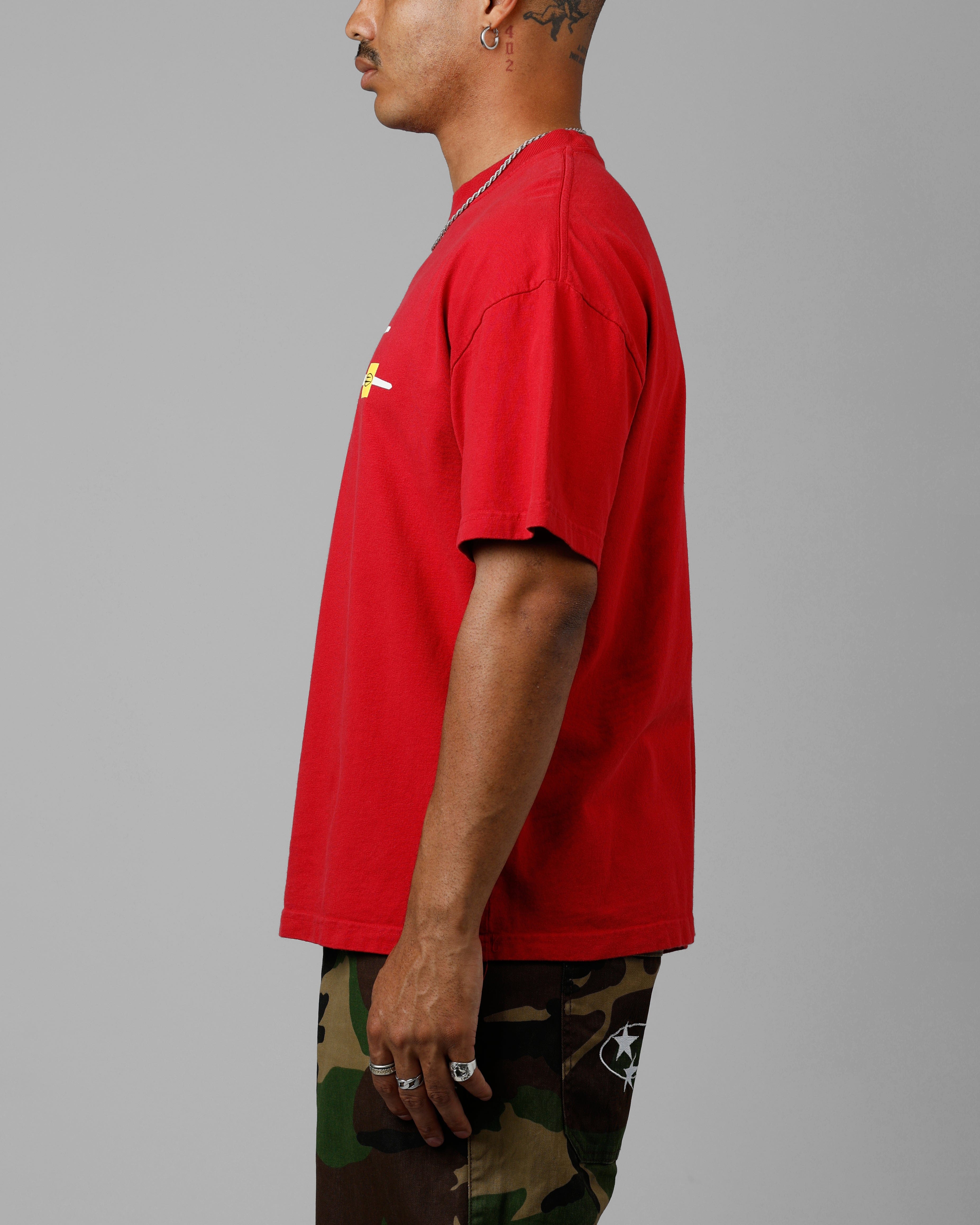 Loiter Hybrid T - Shirt Red