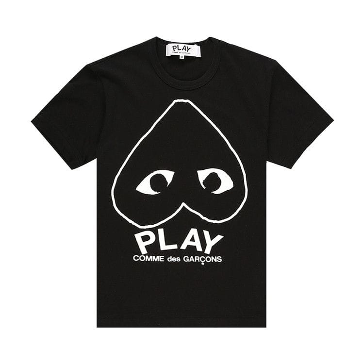 Comme des Garçons PLAY Heart Outline Shirt Black