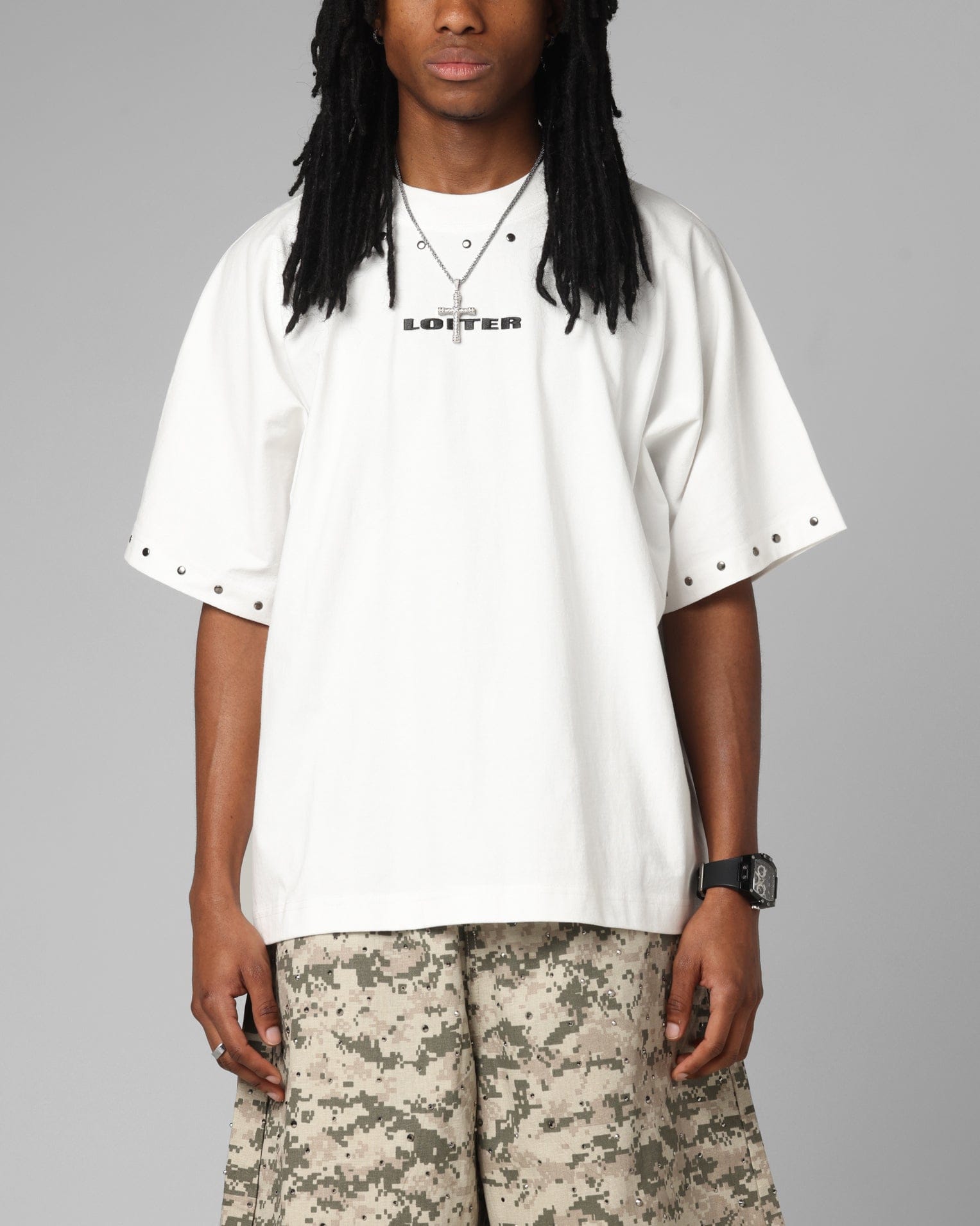 Loiter Opaque Boxy T - Shirt Off White