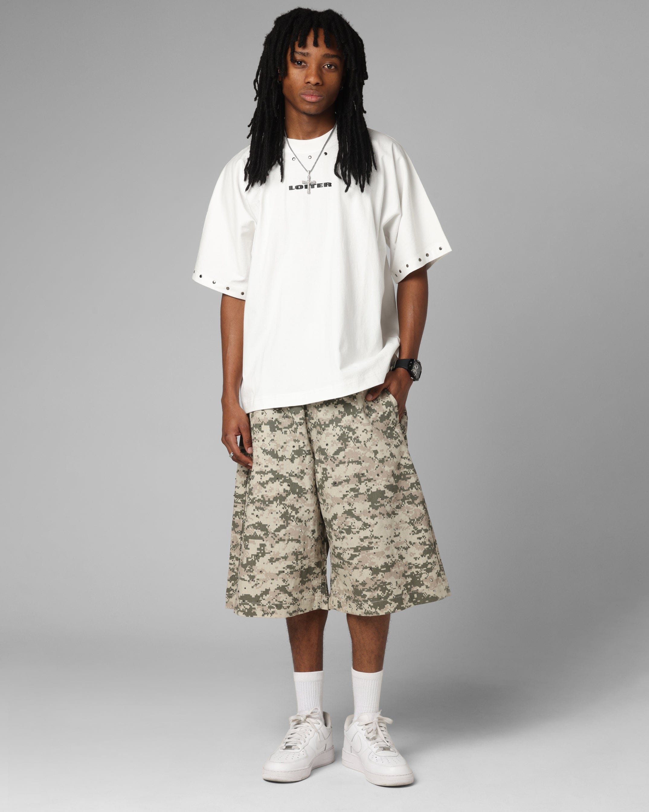 Loiter Opaque Boxy T - Shirt Off White