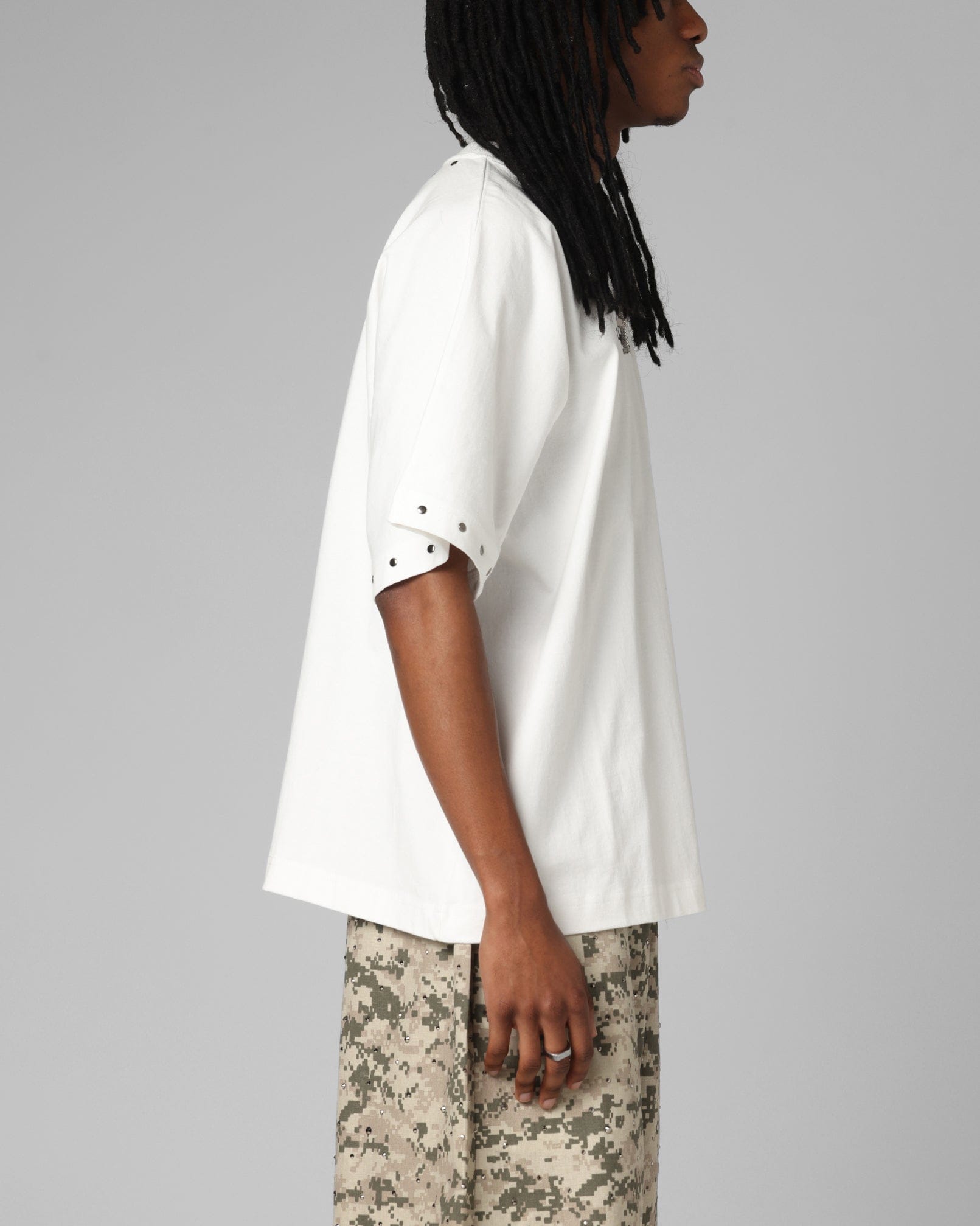 Loiter Opaque Boxy T - Shirt Off White