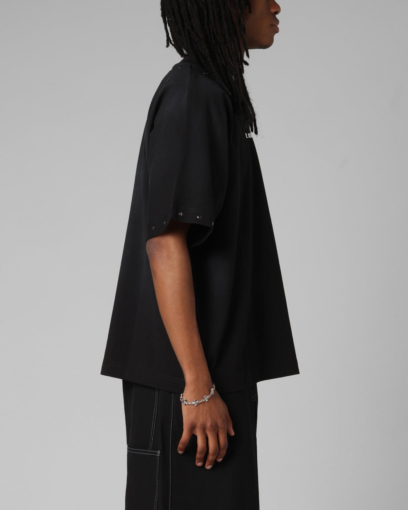 Loiter Opaque Boxy T - Shirt Black