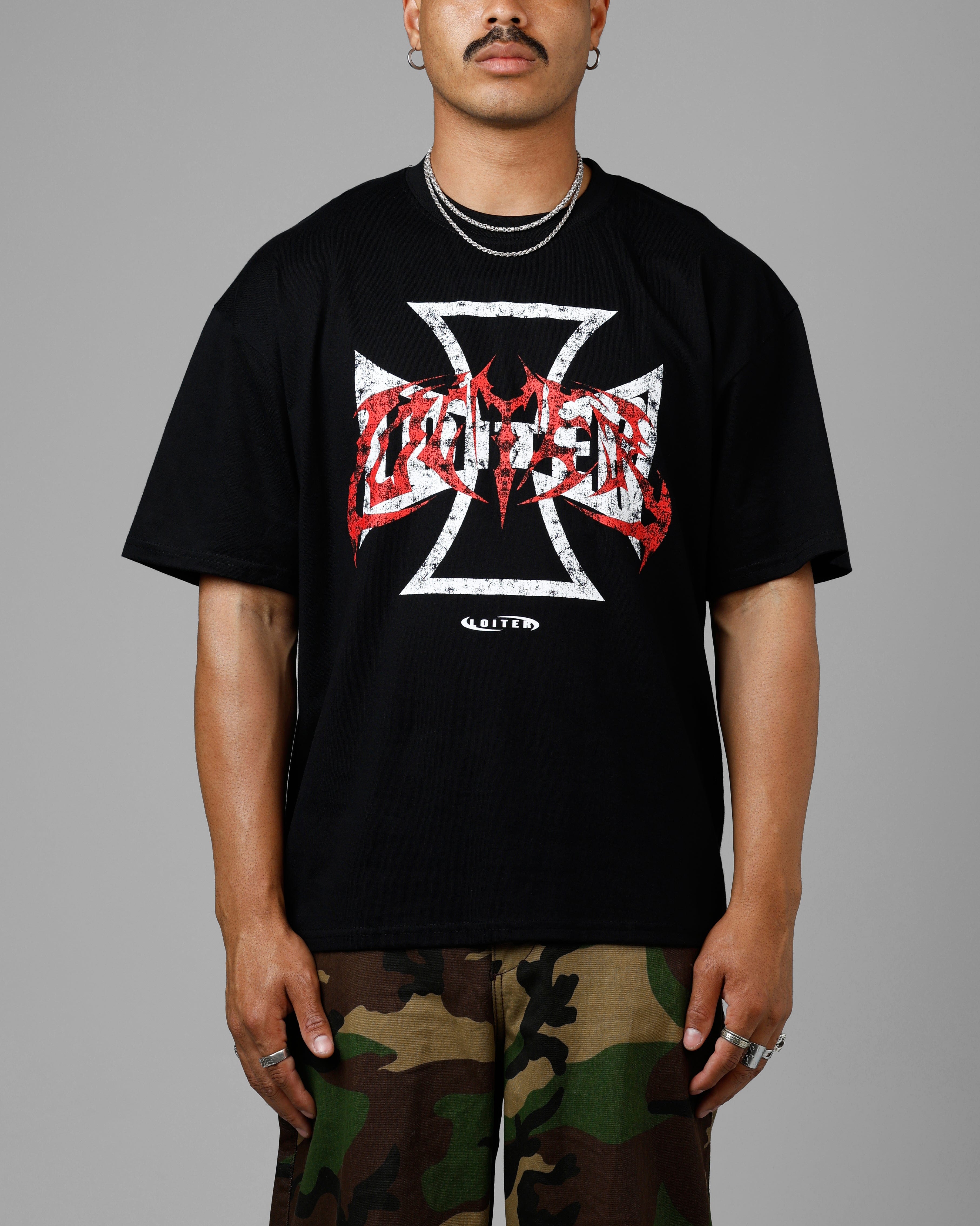 Loiter Forged T - Shirt Black