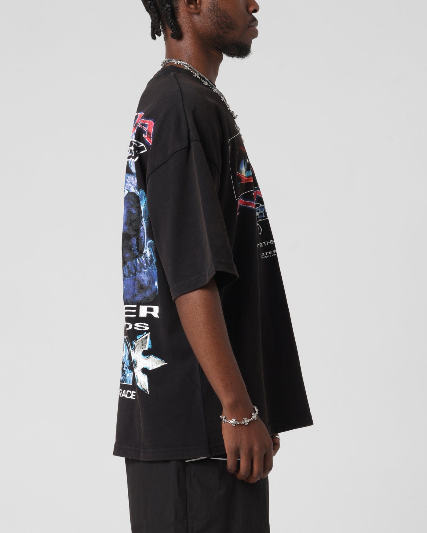 Loiter Ninja Vintage T - Shirt Vintage Black