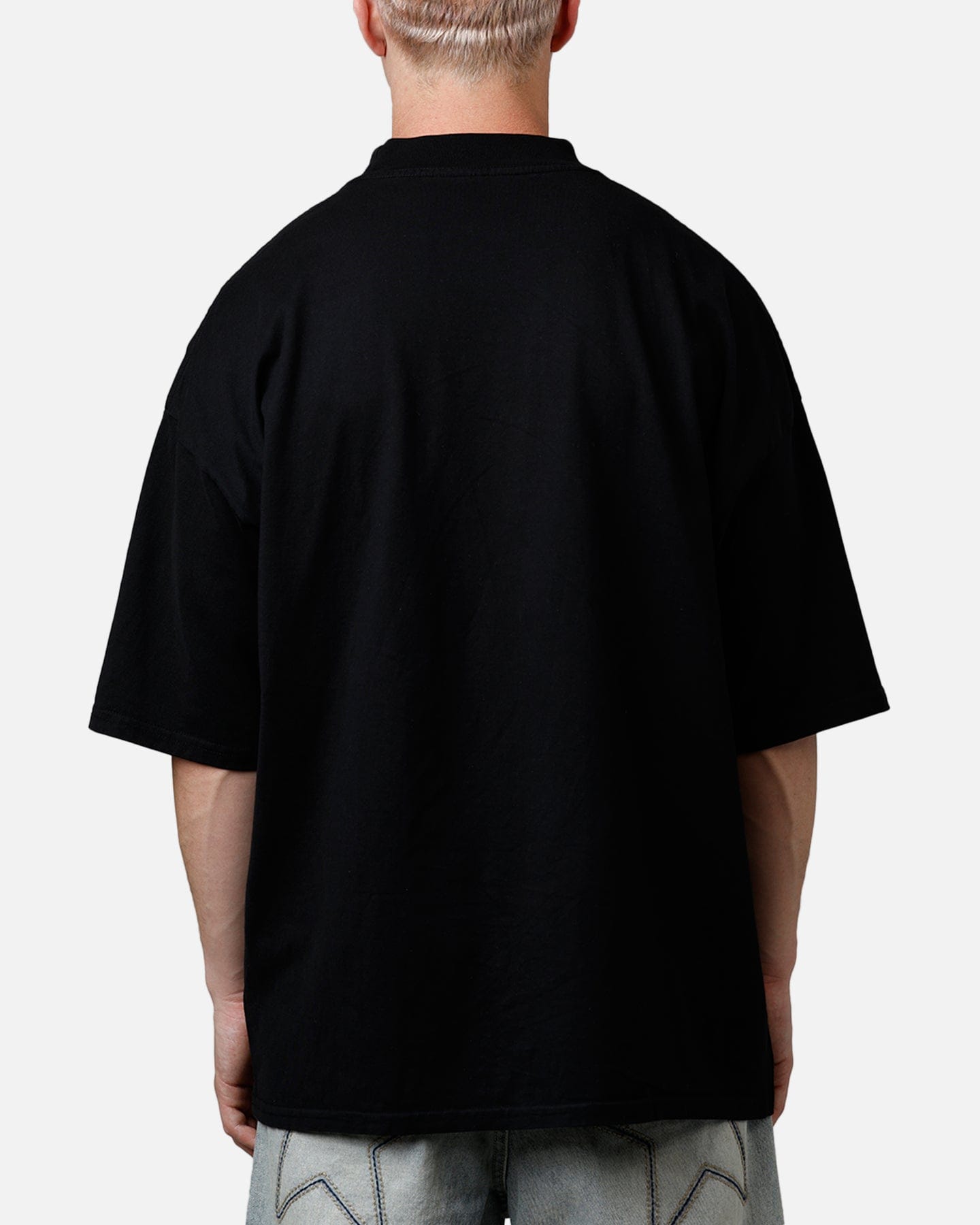 American Thrift Culture Kings Everyday Mock Neck T - Shirt Black