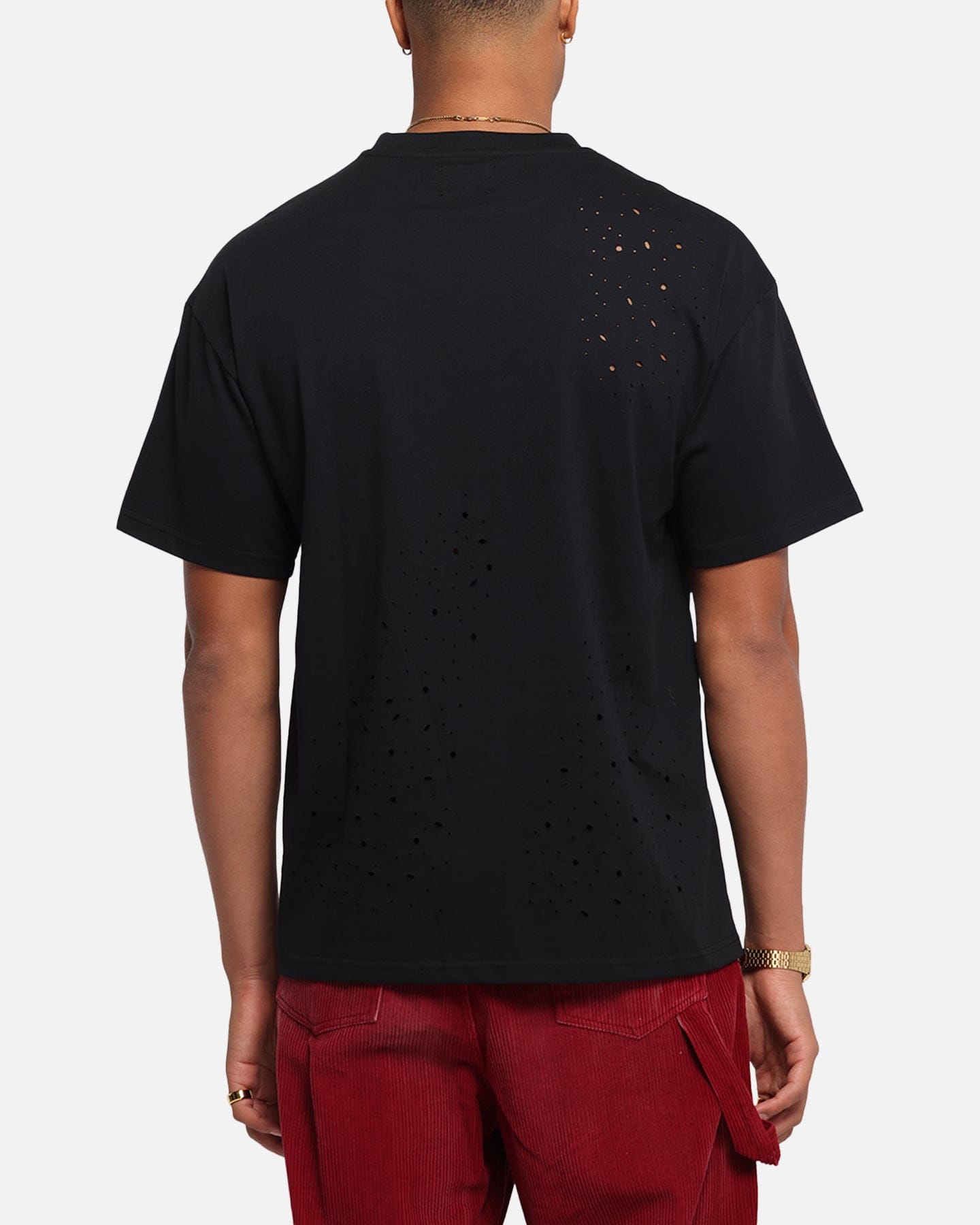 XXIII Distressed T - Shirt Black