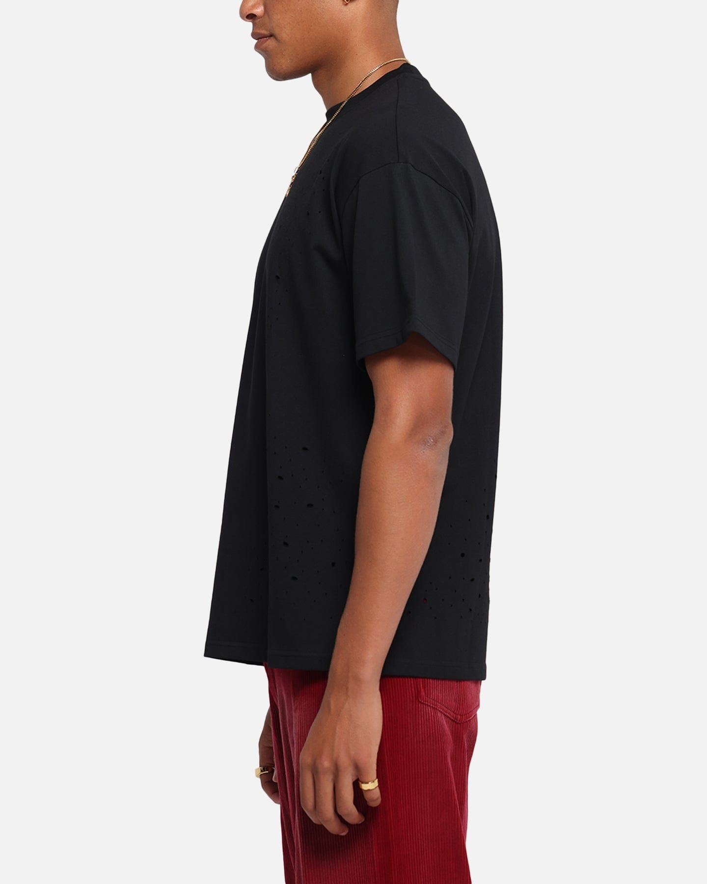 XXIII Distressed T - Shirt Black