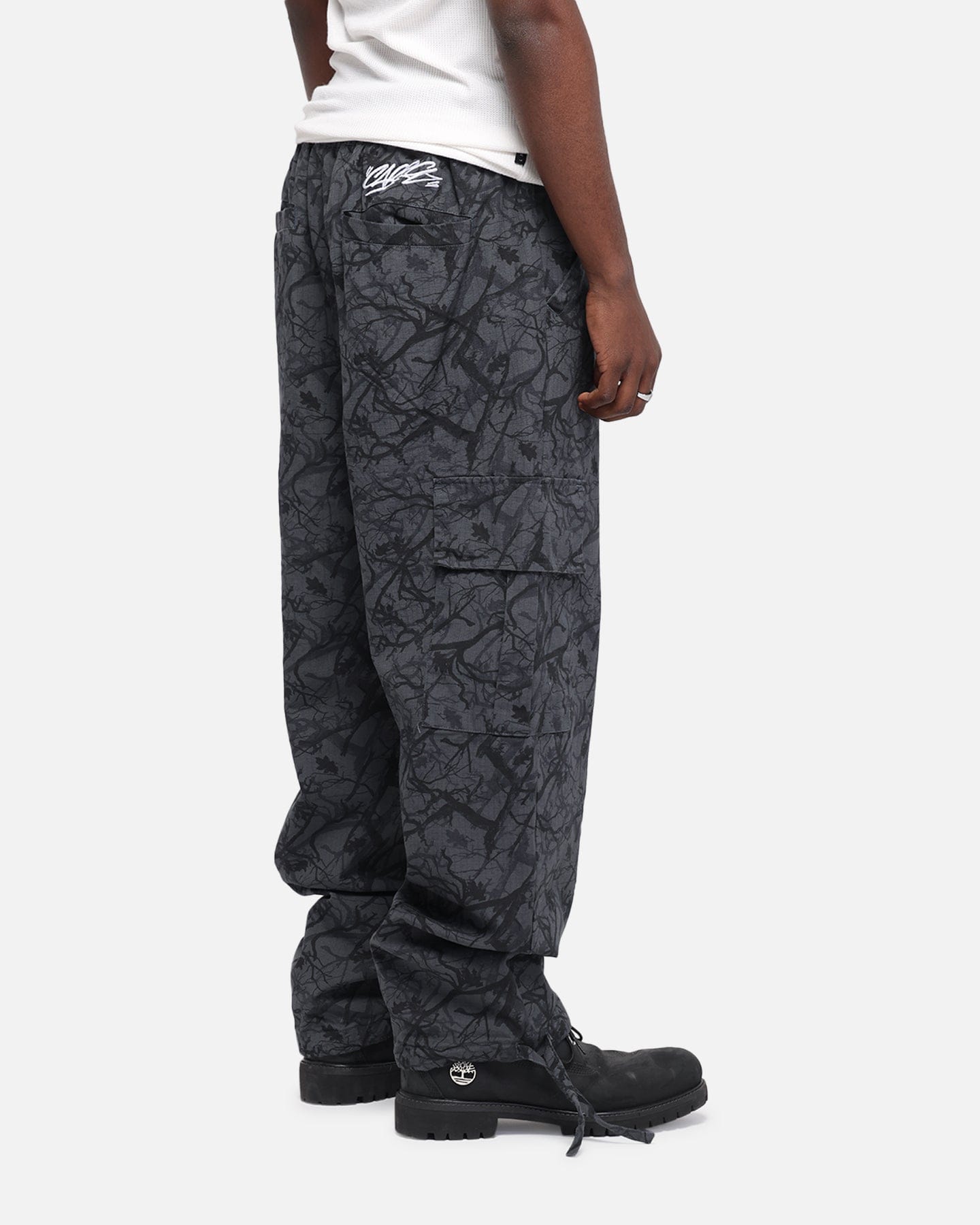 Carre Outlaw Panelled Pant Black Real Tree