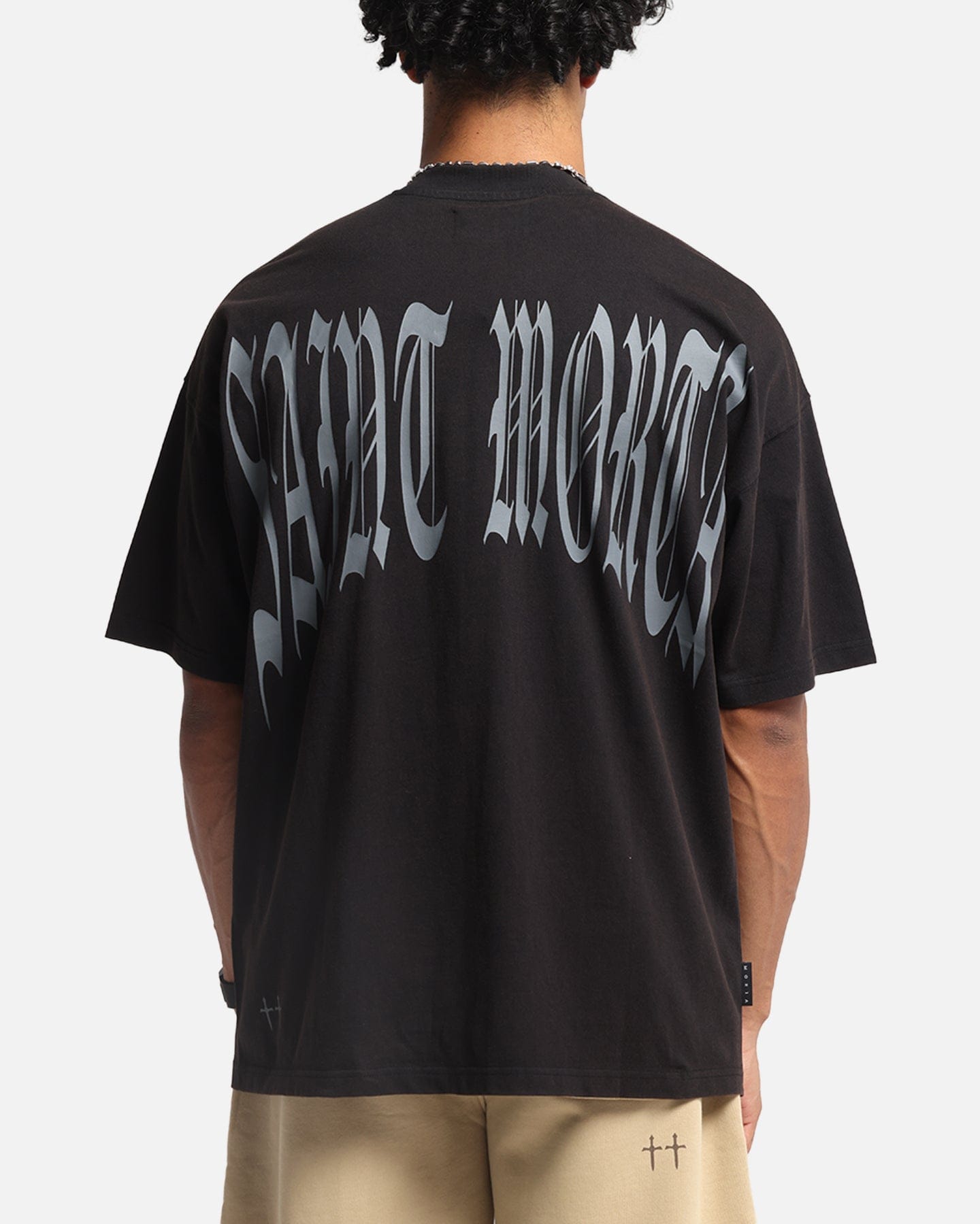 Saint Morta Vill Park Boxy T - Shirt Vintage Black