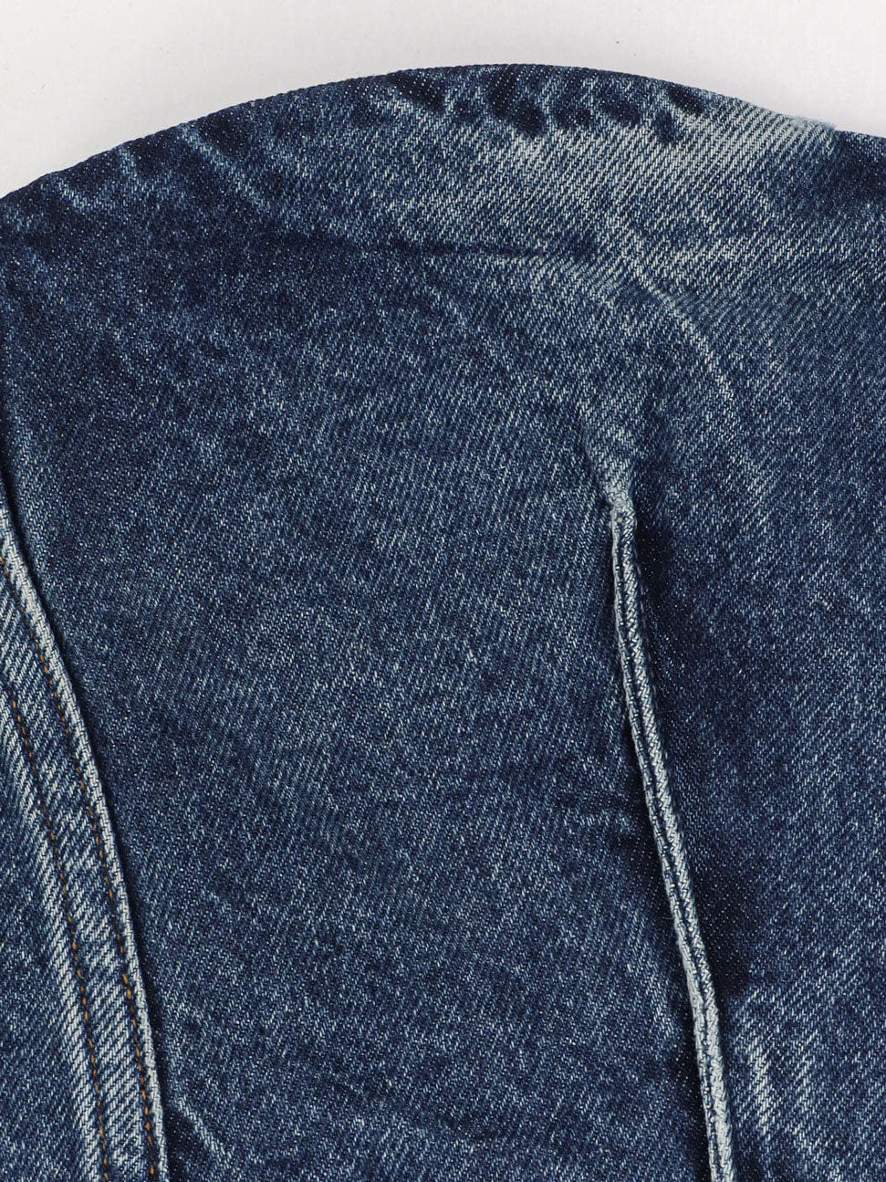 Agolde Lara Corset denim top