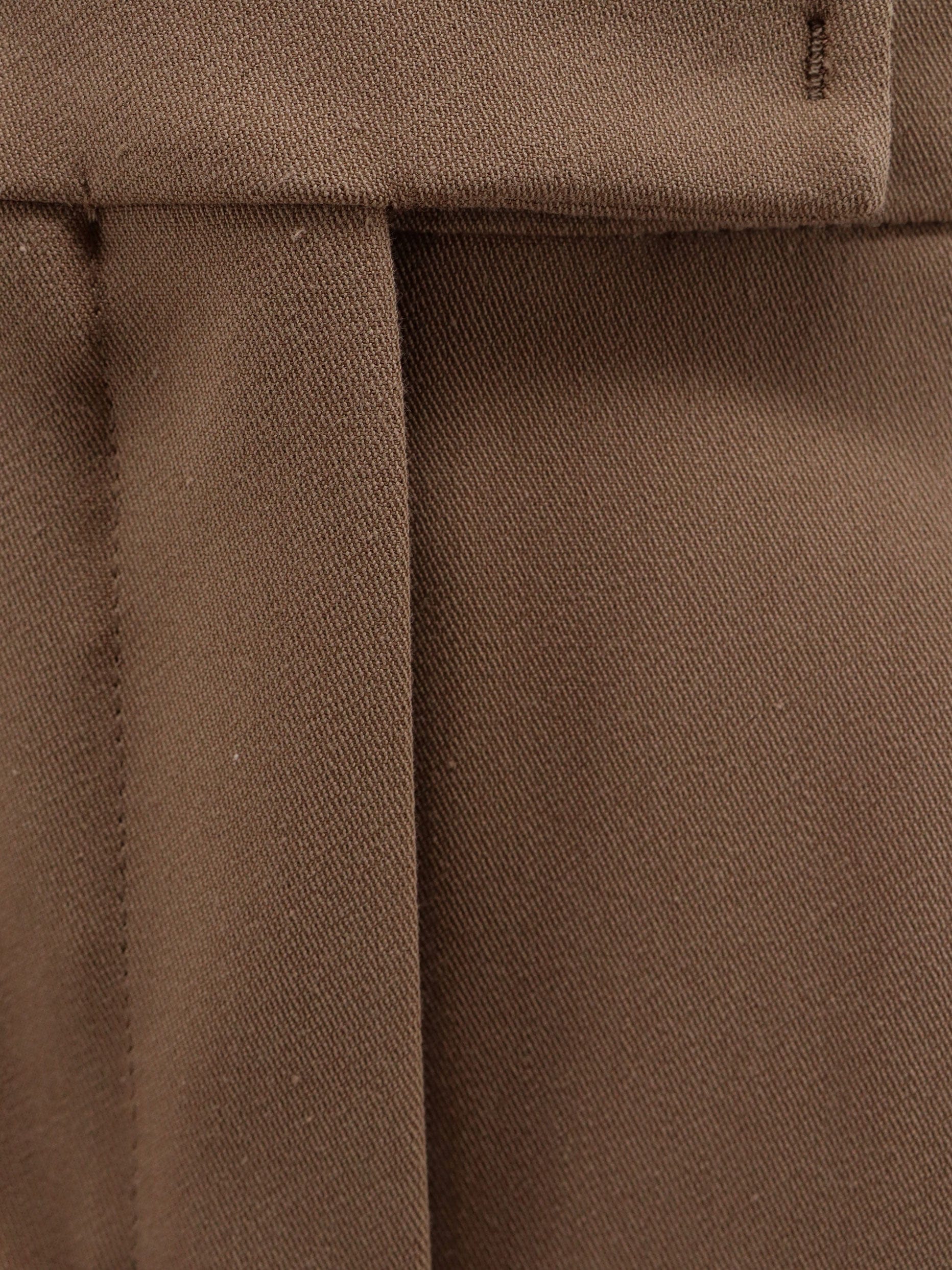 'S MAX MARA Viscose and cotton trouser