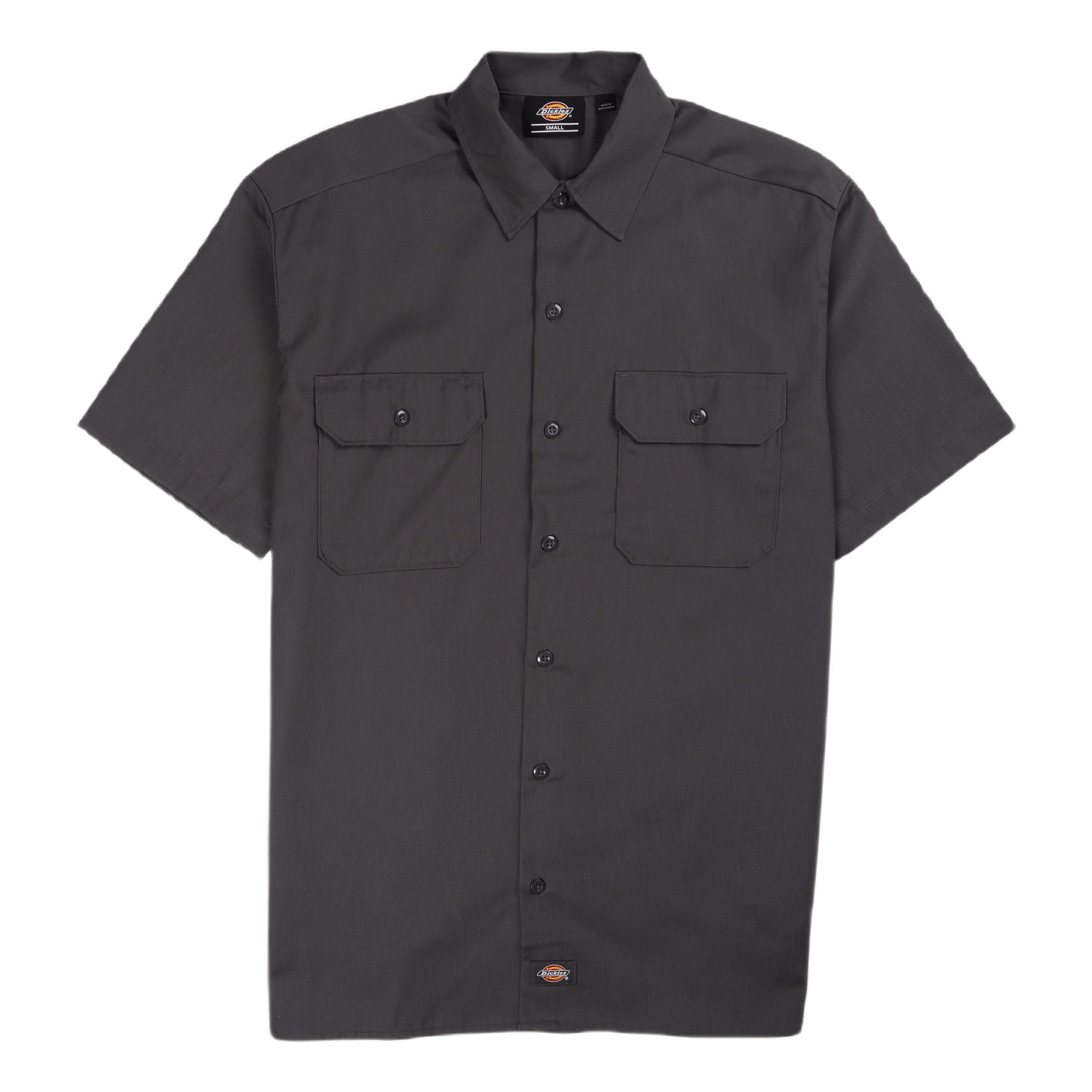 Dickies Work Shirt Ss Rec Charcoal Grey