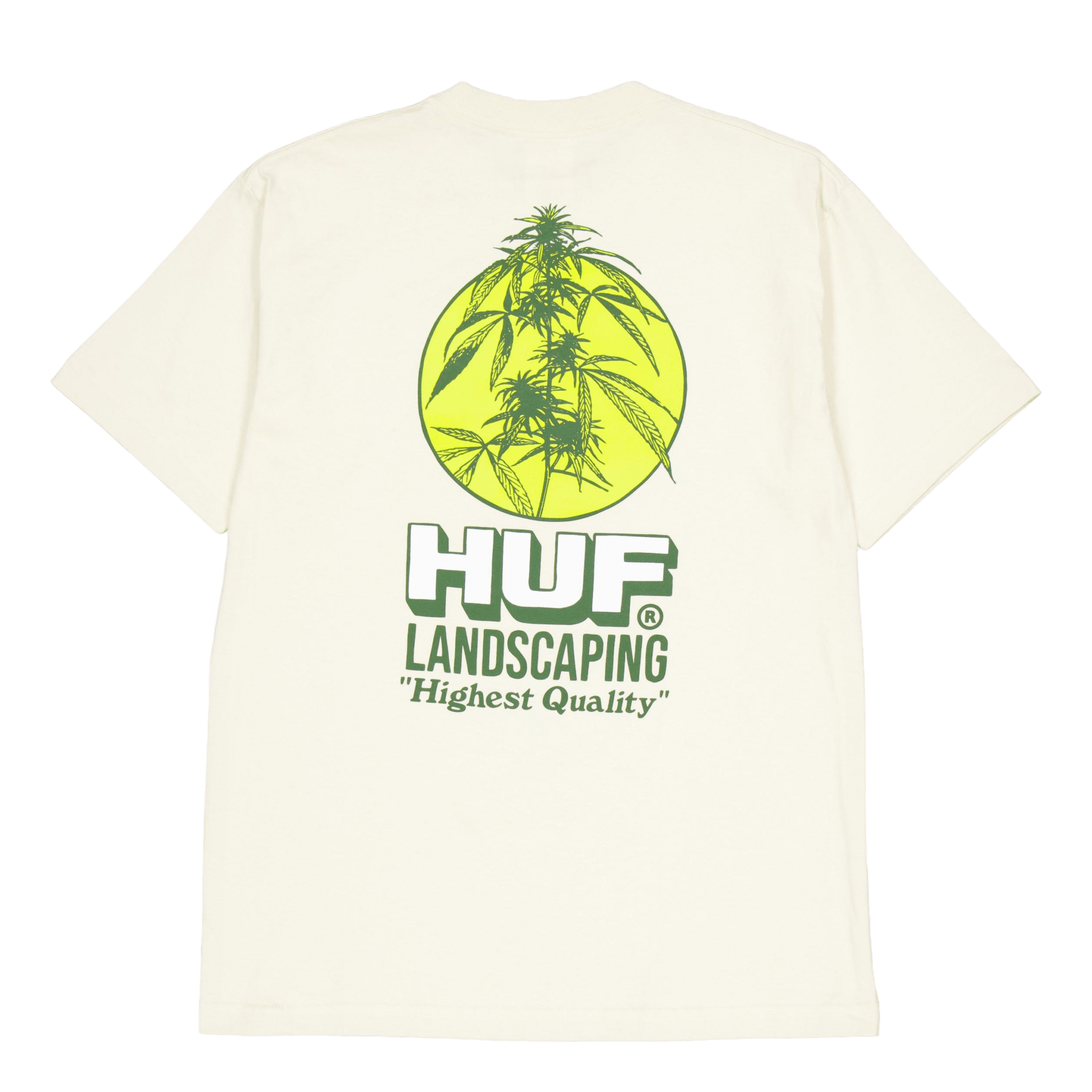 Huf Landscaping S/s T-Shirt Bone