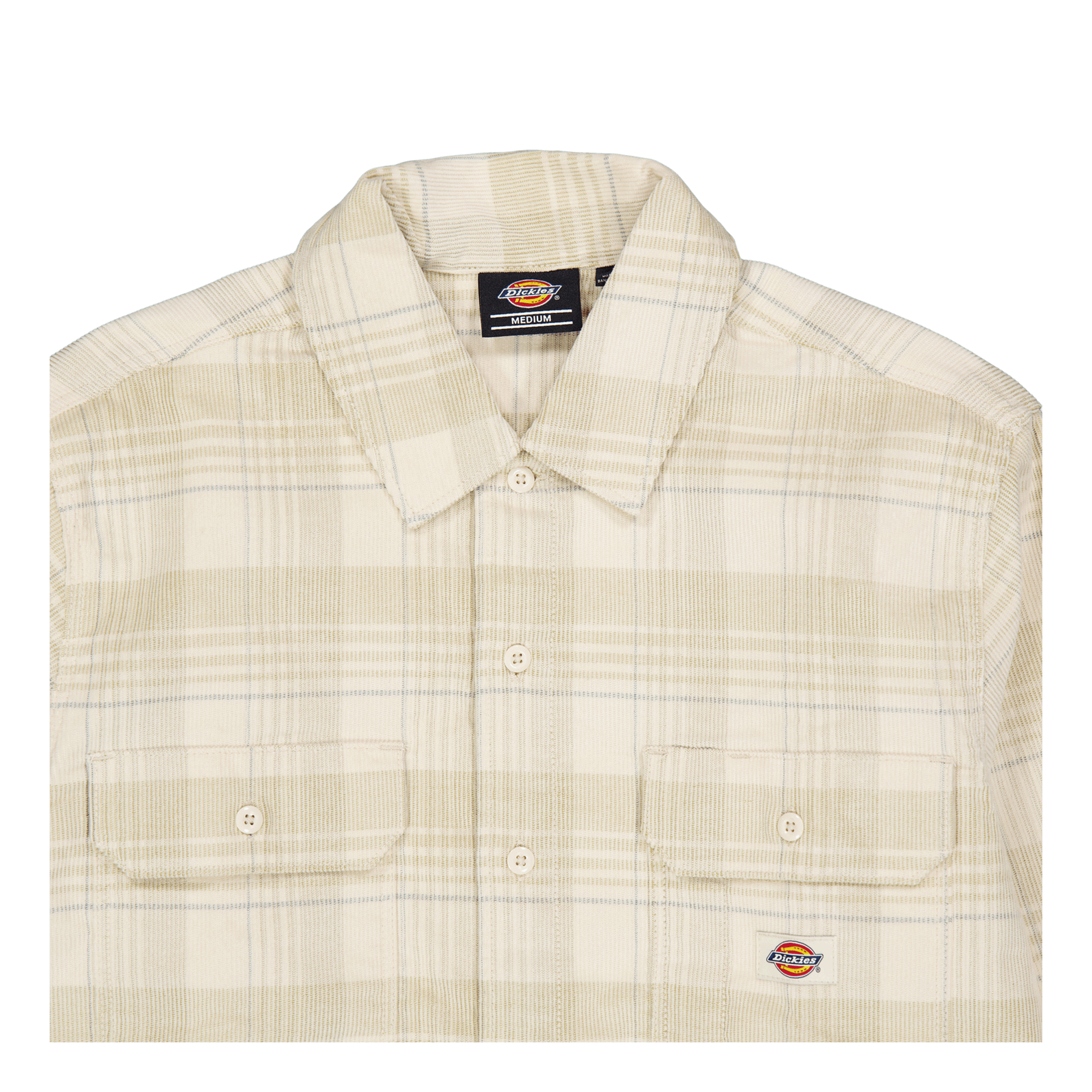 Dickies Alma Shirt Cord Check Light