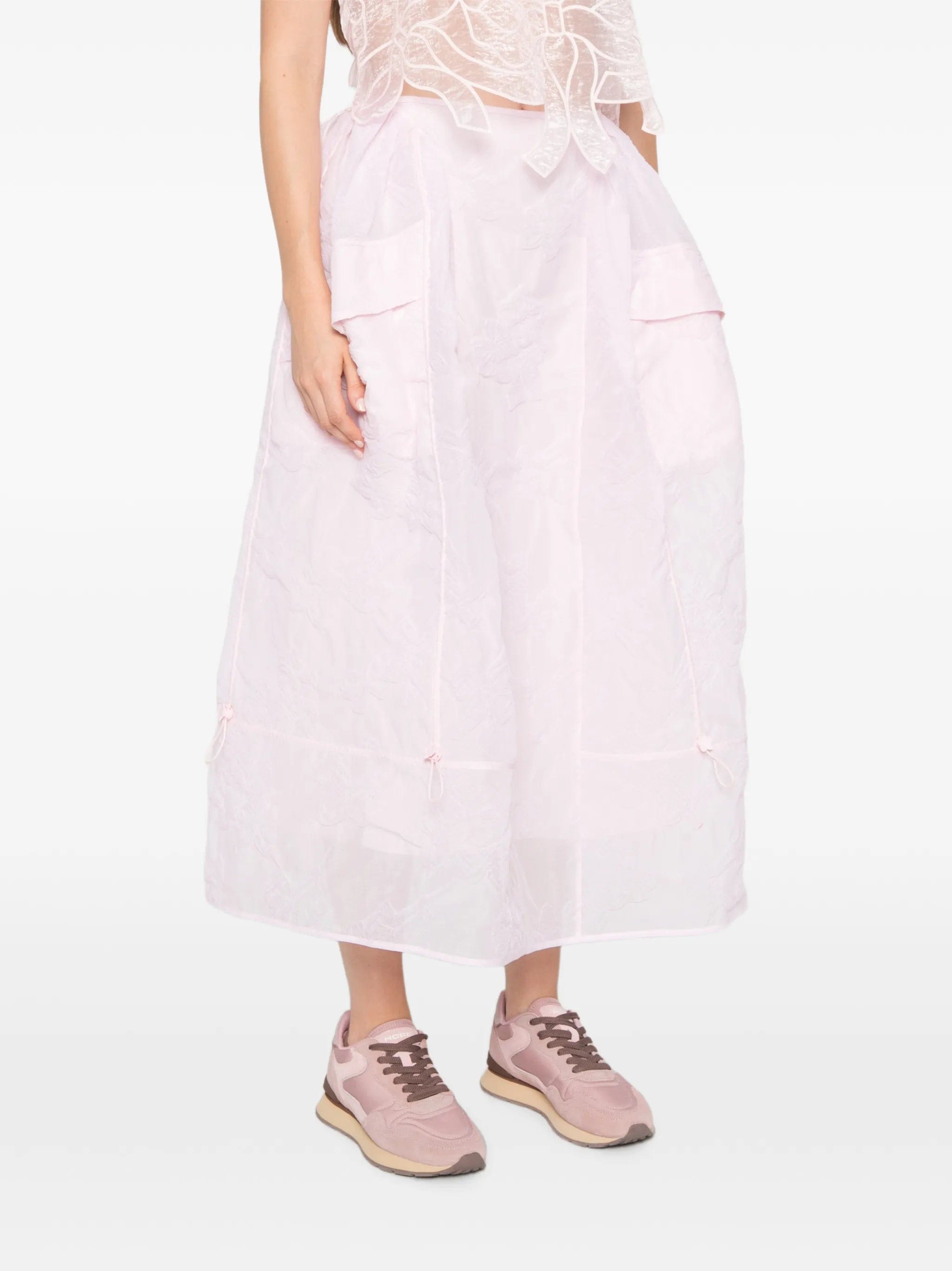 Cecilie Bahnsen Papillon matelassé maxi skirt