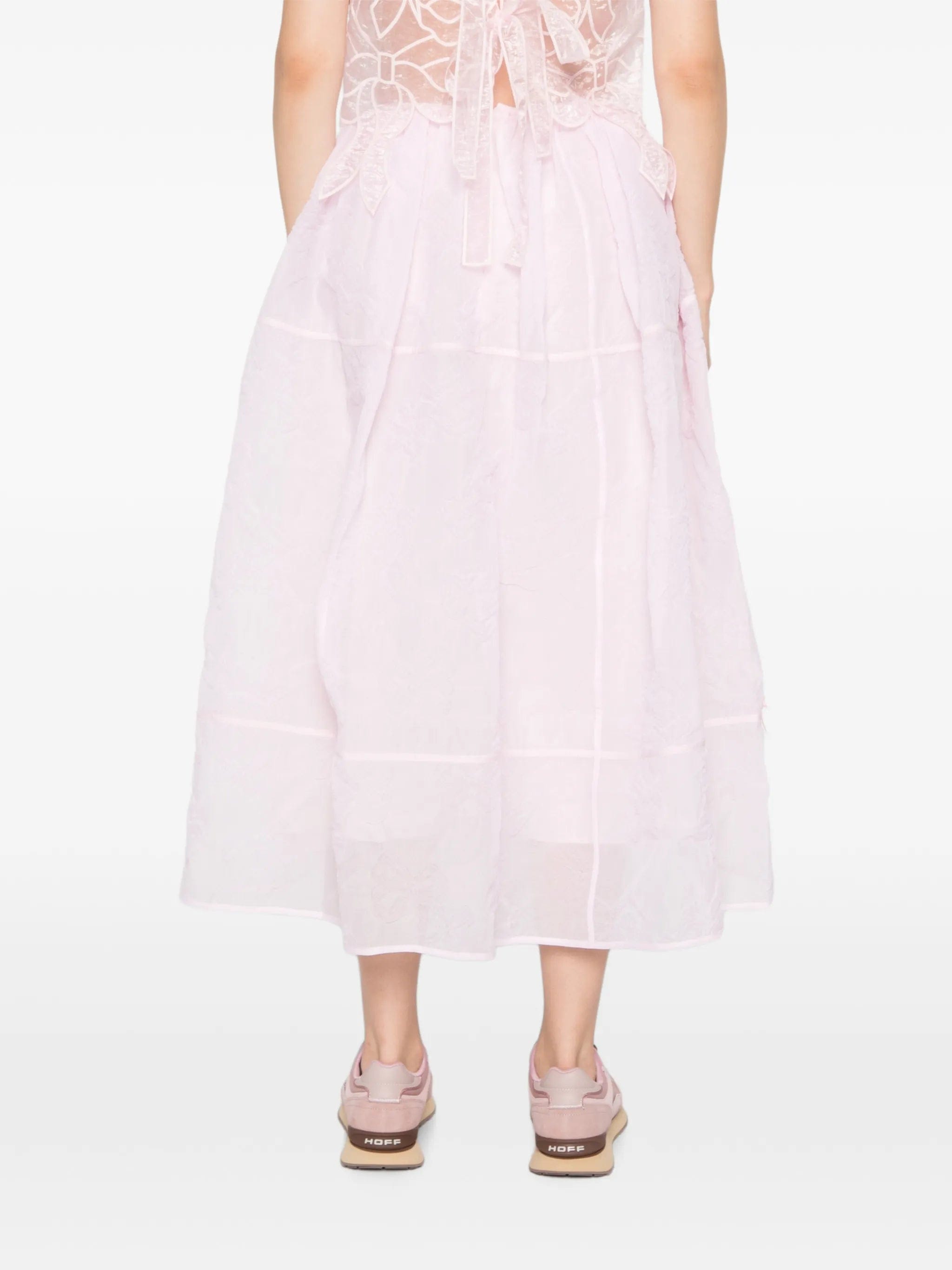 Cecilie Bahnsen Papillon matelassé maxi skirt