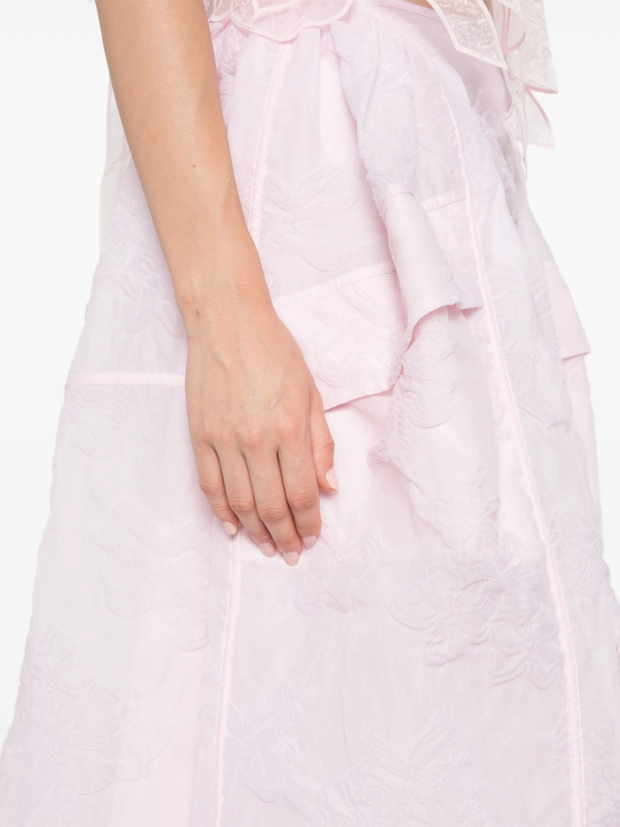 Cecilie Bahnsen Papillon matelassé maxi skirt