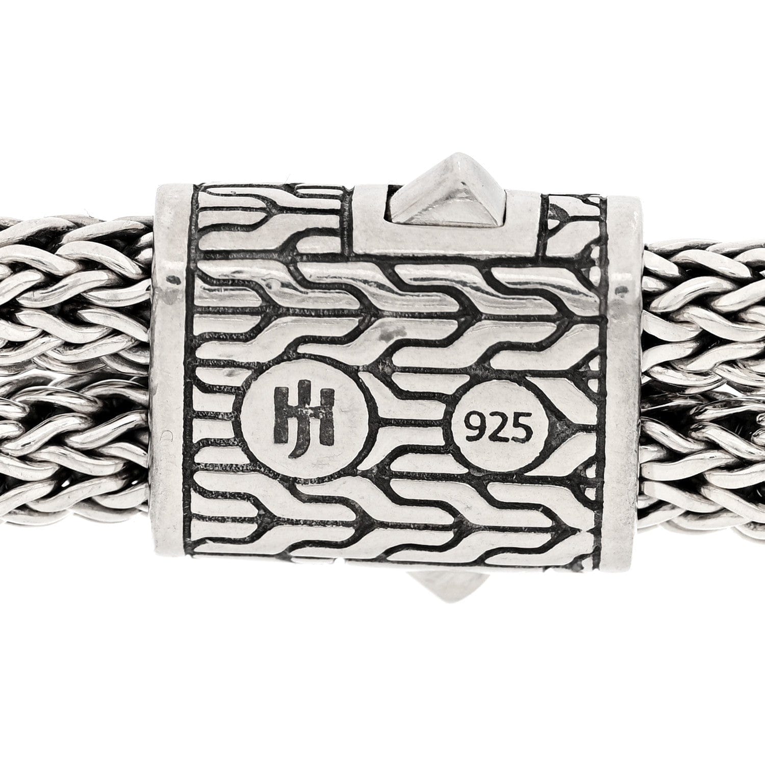 John Hardy Sterling Silver 10 mm Love Knot Bracelet Black