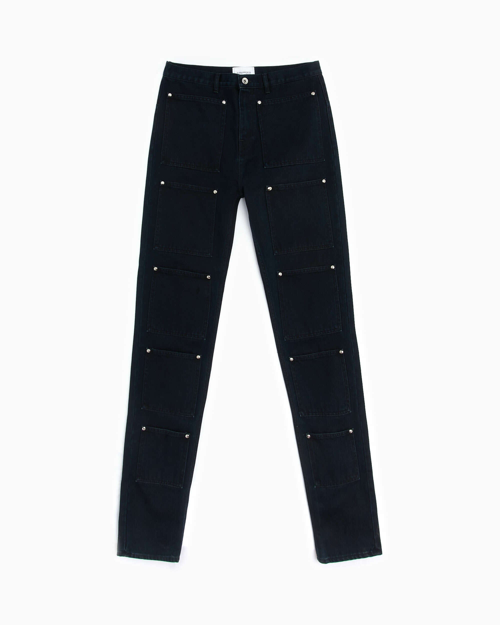 Lourdes New York Pantalones vaqueros Lourdes New York Lourdes 10 Pocket Unisex Denim Pants Unisex