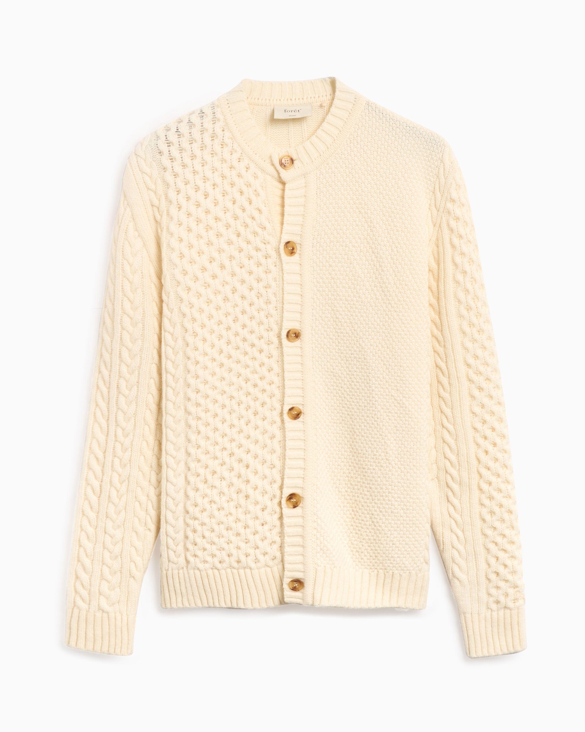Forét Cardigan forét Hybrid Men's Cable Cardigan para hombre