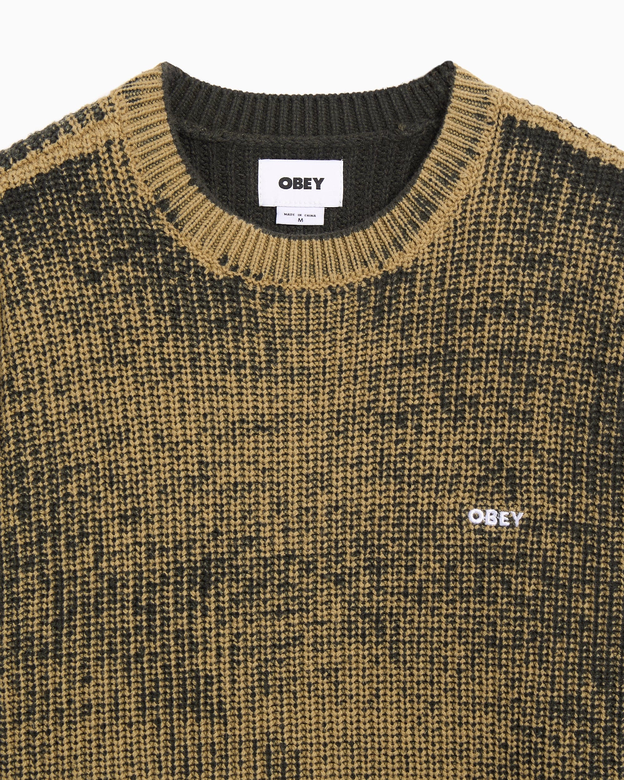 OBEY Clothing Jersey Relaxed OBEY Clothing Spray Effect para hombre