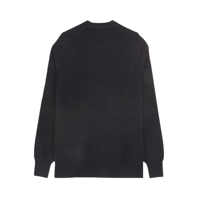 Comme des Garçons PLAY Heart V-Neck Sweater Black