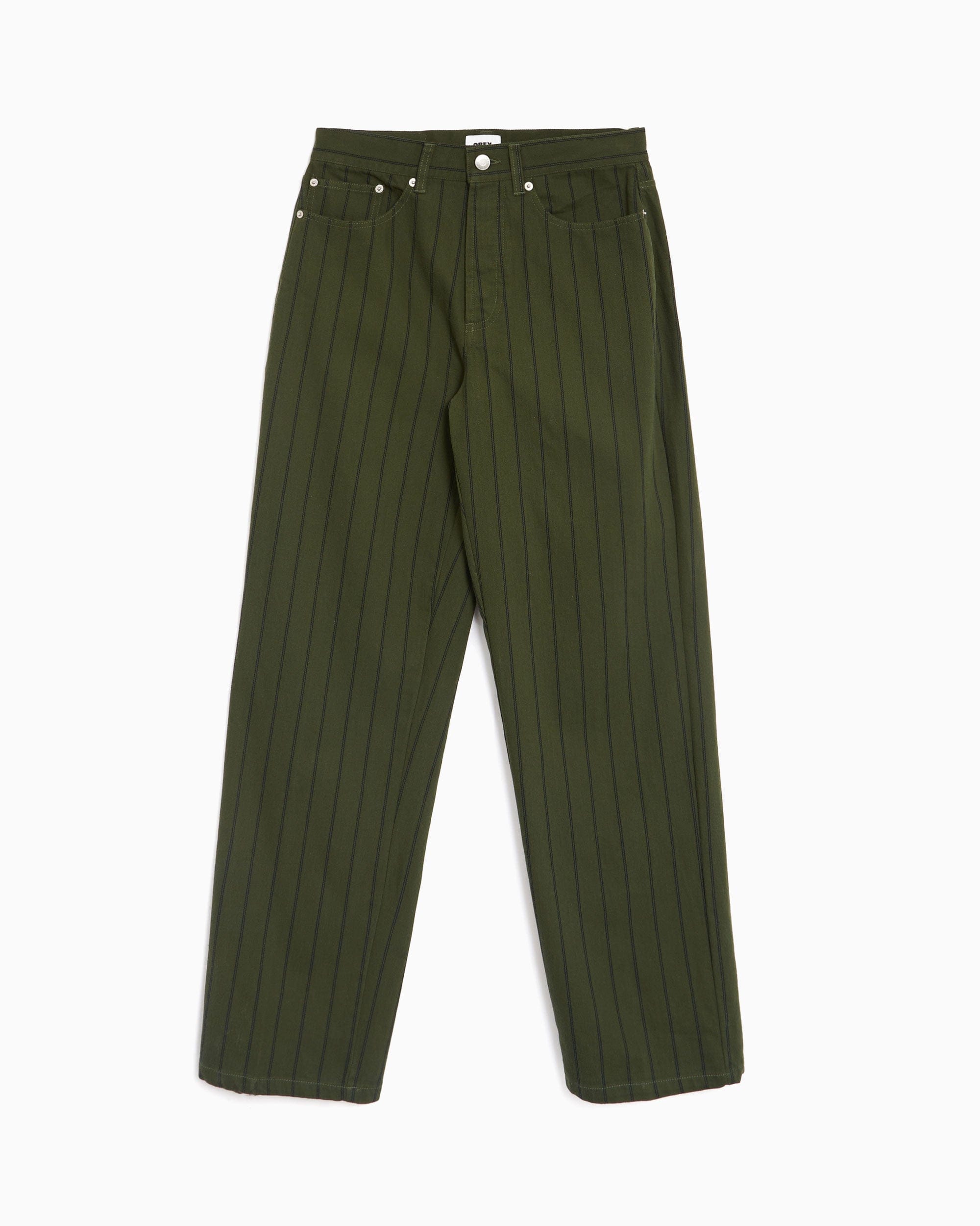 OBEY Clothing Pantalones vaqueros Baggy Relaxed OBEY Clothing Classic Stripe para hombre