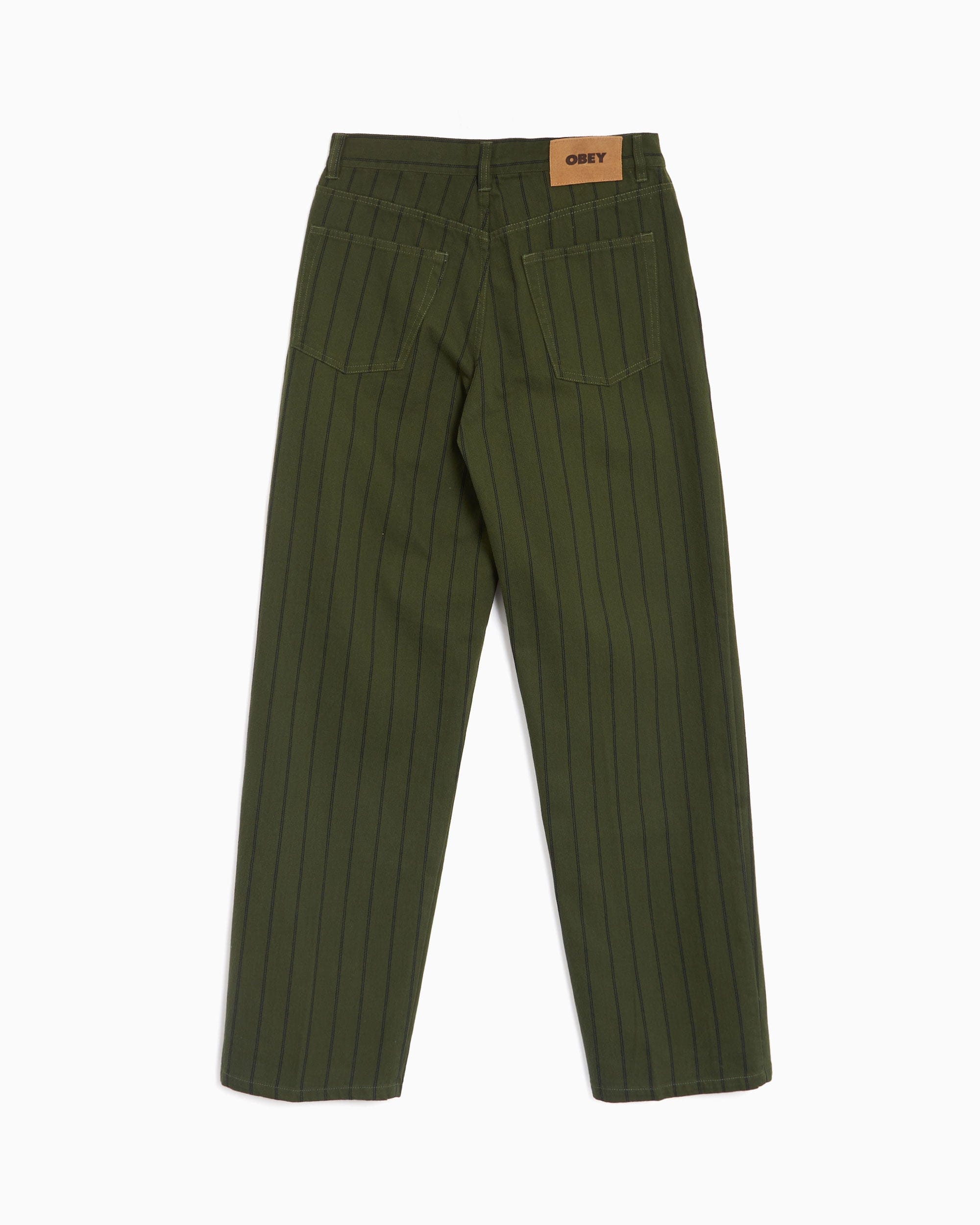 OBEY Clothing Pantalones vaqueros Baggy Relaxed OBEY Clothing Classic Stripe para hombre