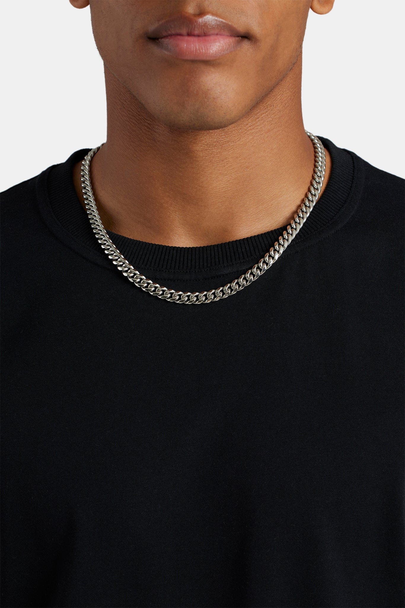 Cernucci Miami Cuban Chain - 8 mm - White