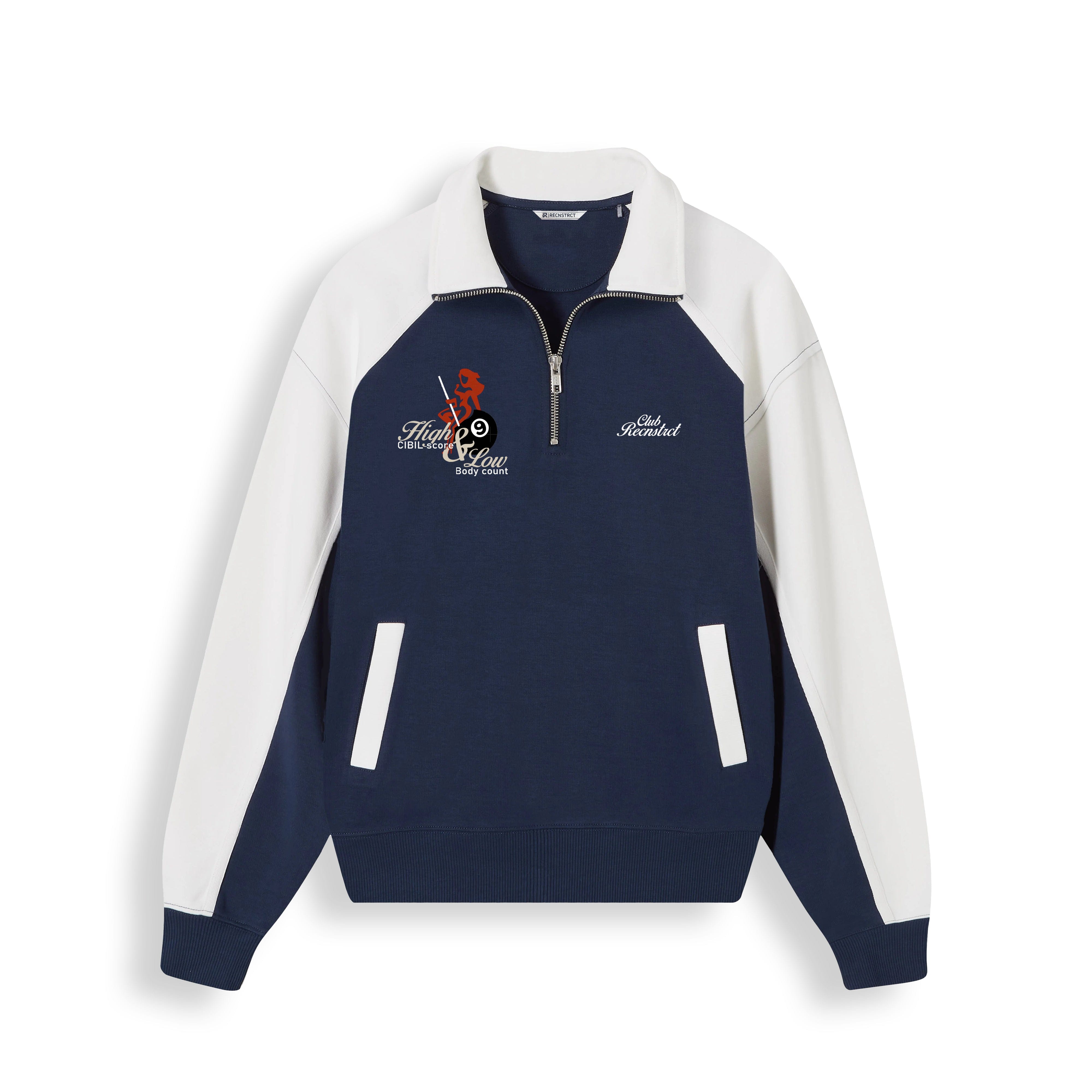 Recnstrct ScoreCounts sweatshirt - Navy Blue