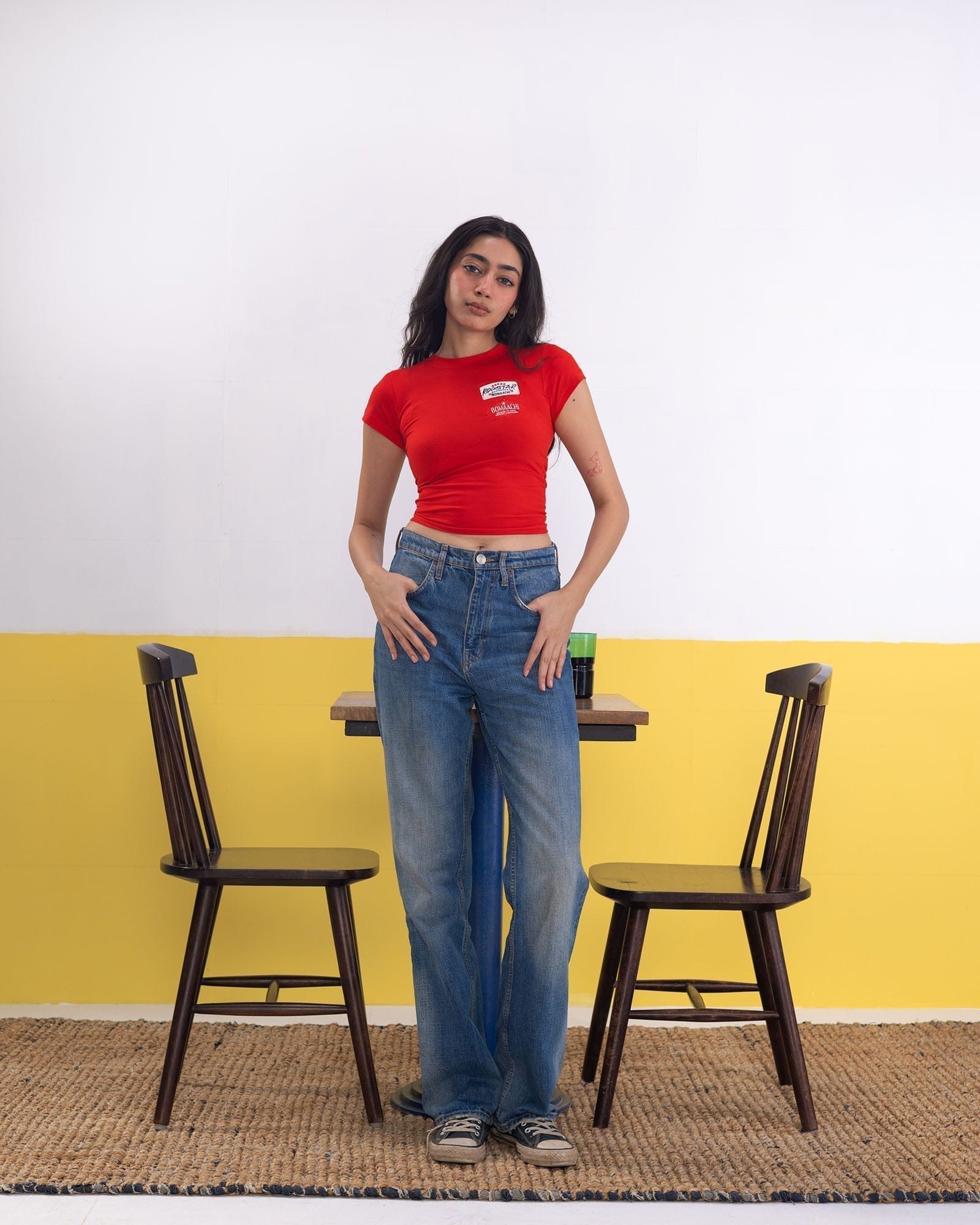 Bomaachi Certified Legend Red Crop Top