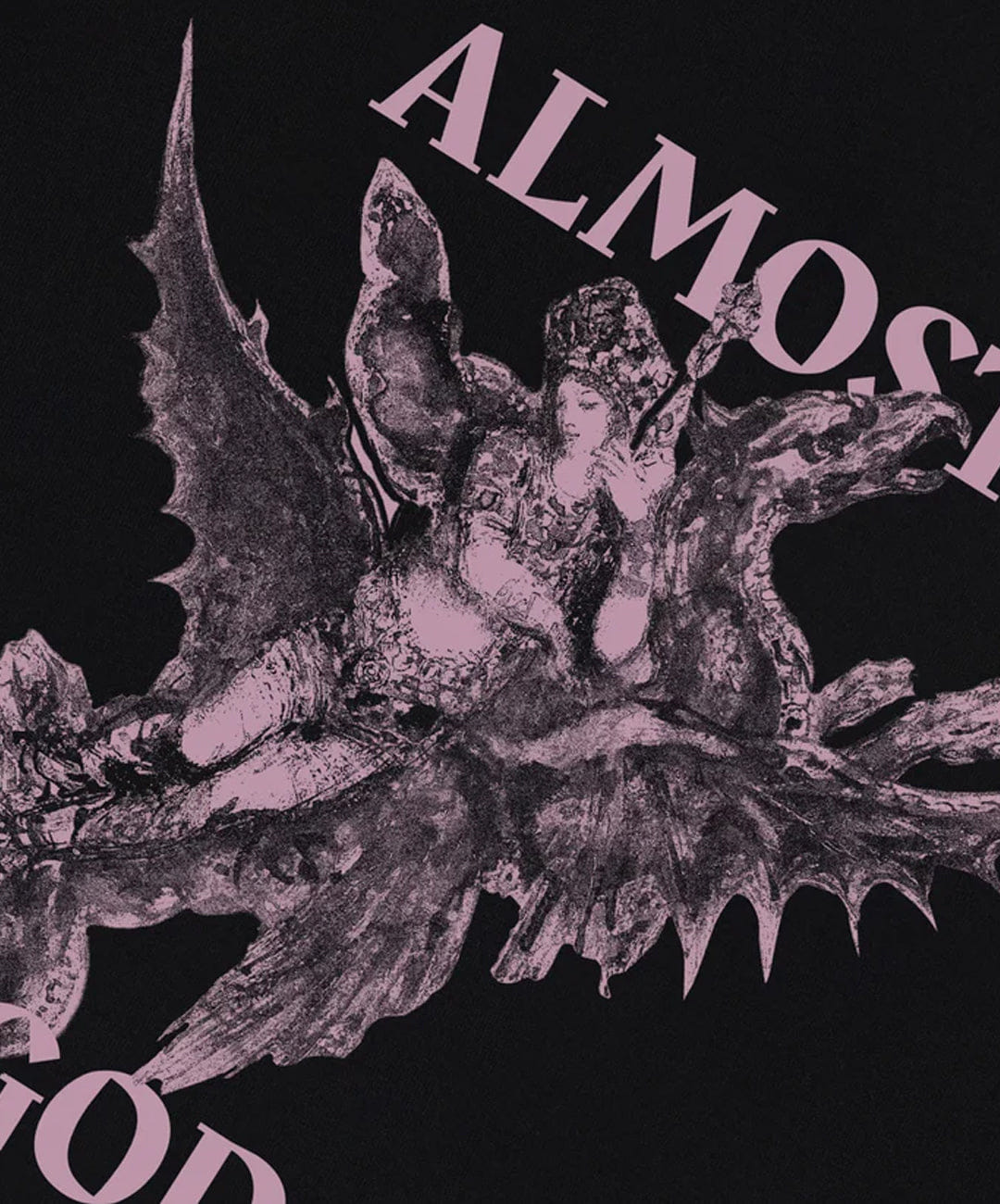 ALMOST GODS | DREAM OF THE ORIENT RELAXED T-Shirt { BLACK