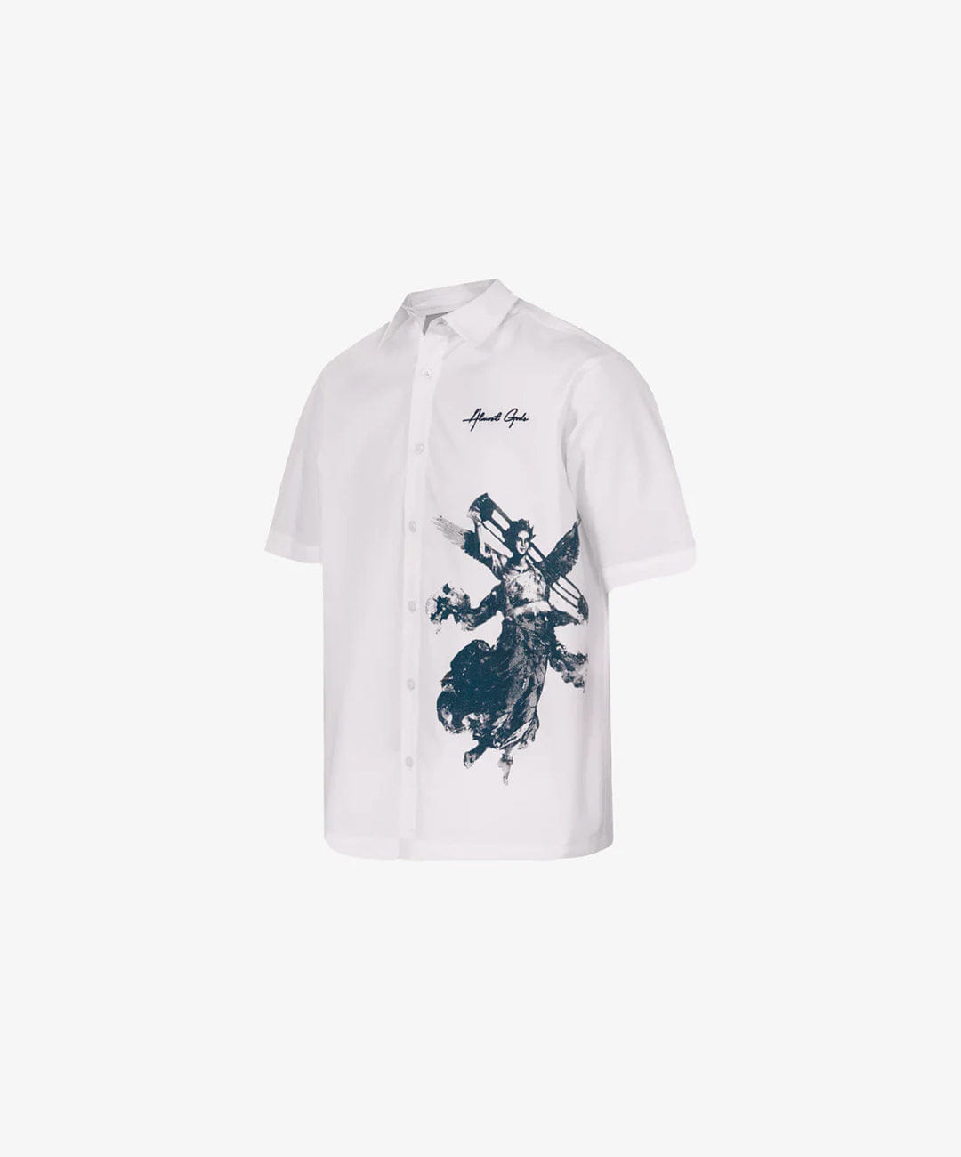 ALMOST GODS | VICTORIA FRESCO RELAXED SHIRT { WHITE