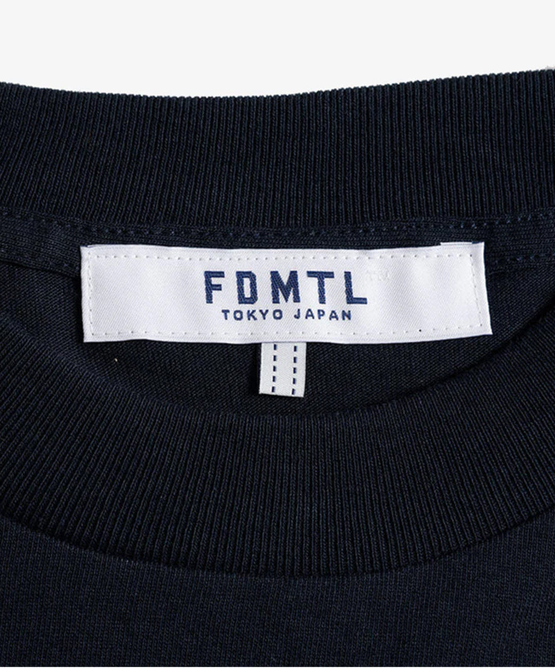 FDMTL | CIRCLE PATCH T-Shirt { NAVY